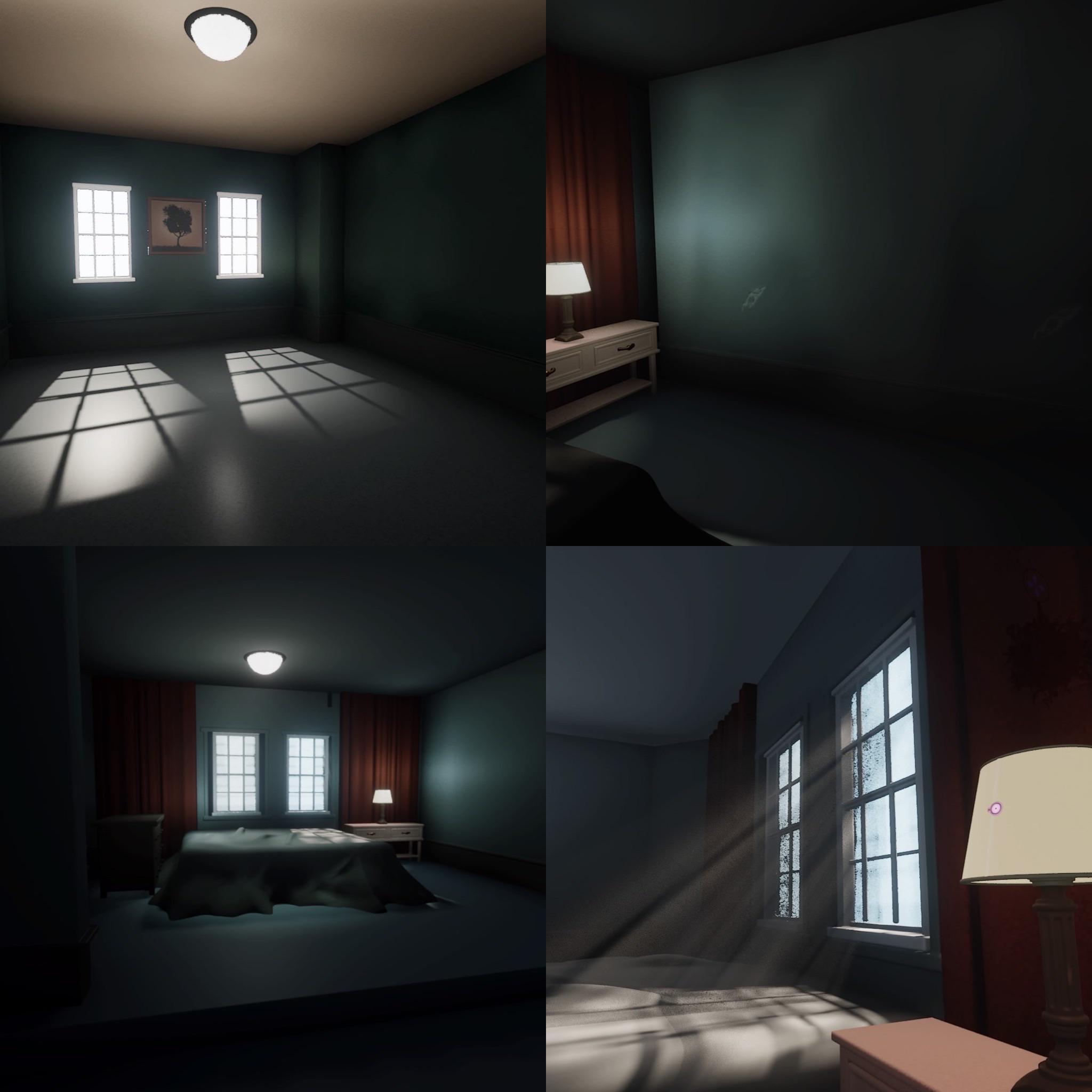 Just doing some lighting test for my horror game Kinda been trying to make more of my own unique