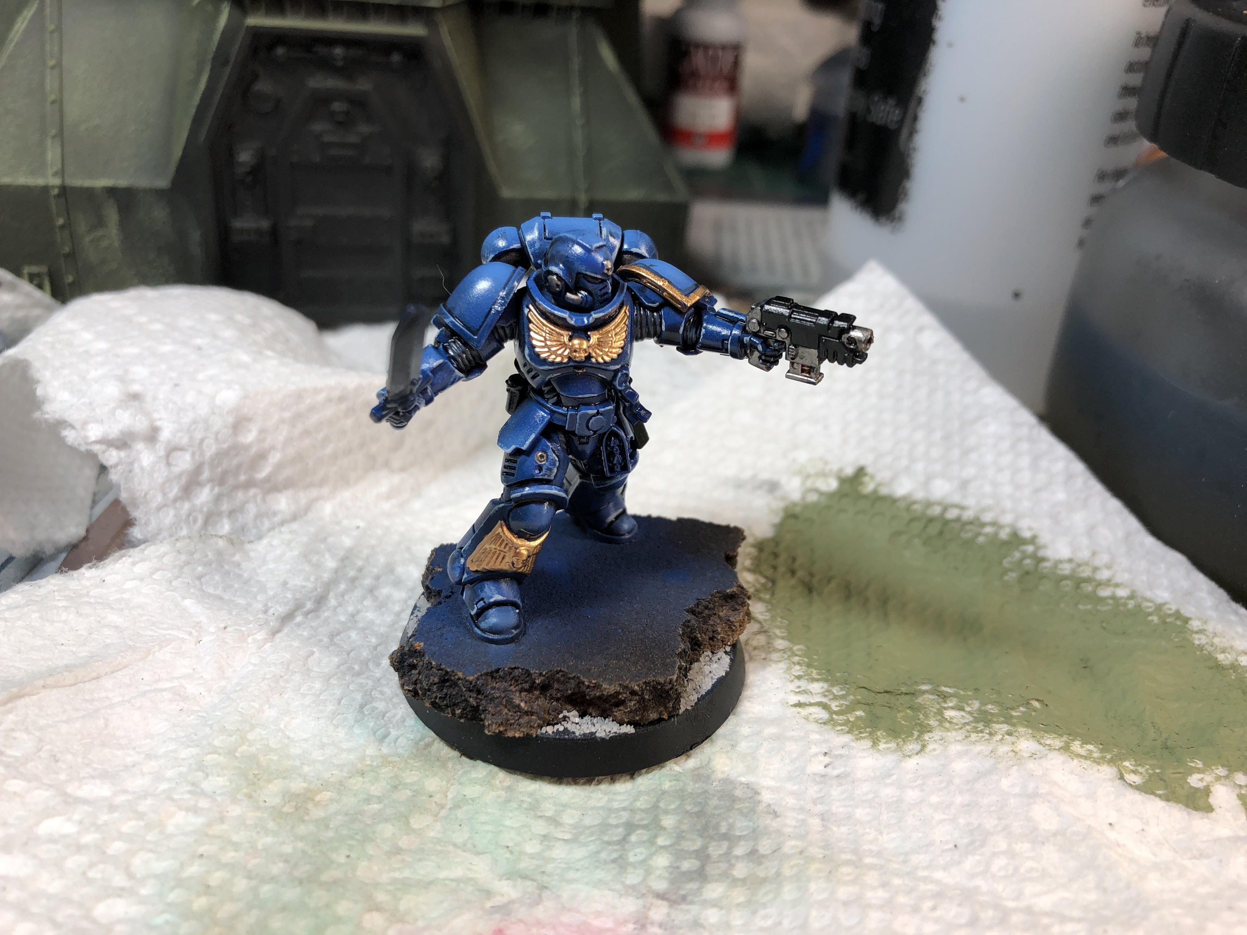 PSA Vallejo Liquid Gold “Old Gold” is miracle paint. This is one thin