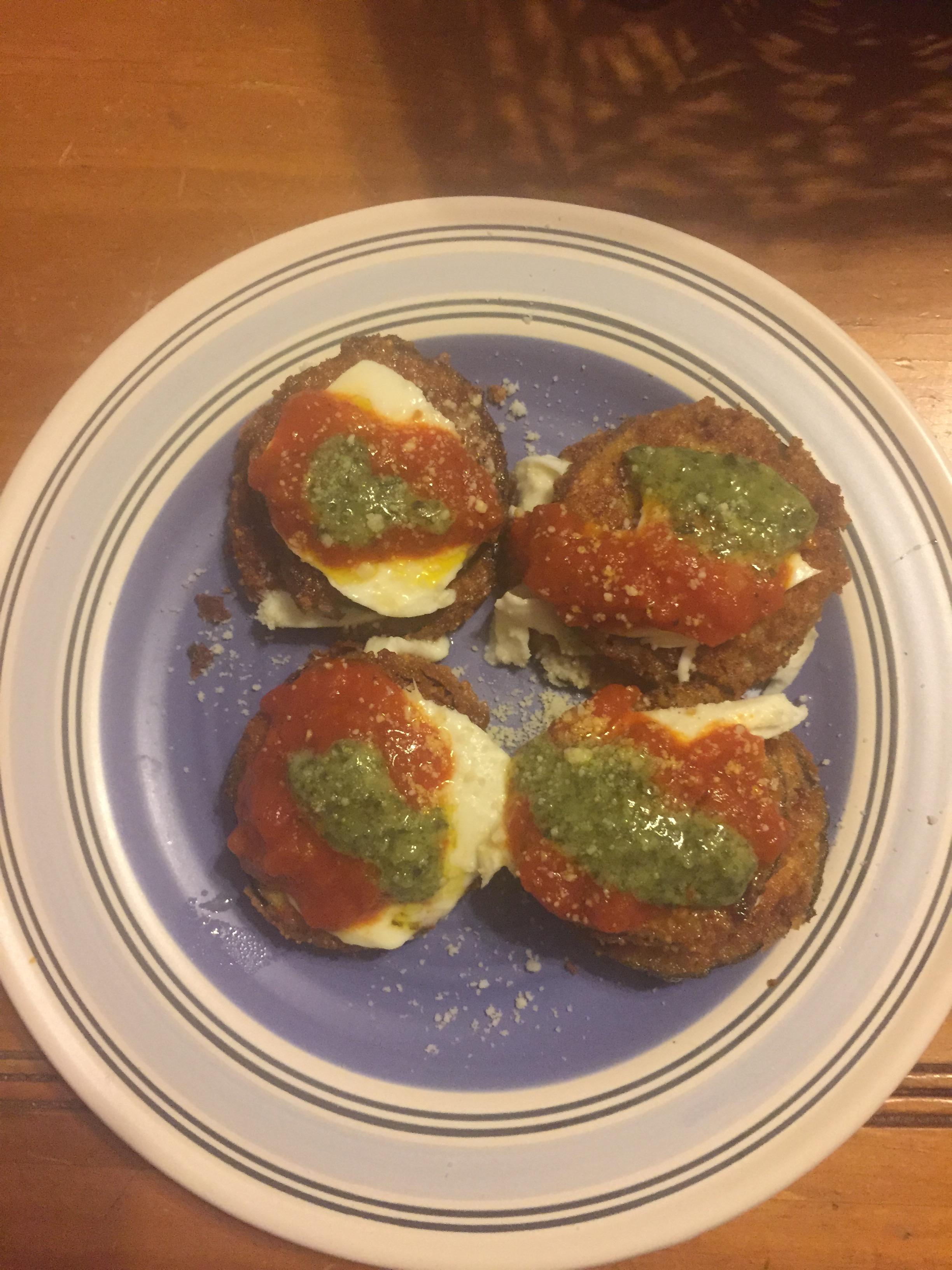 Eggplant Parm Towers r/ketorecipes