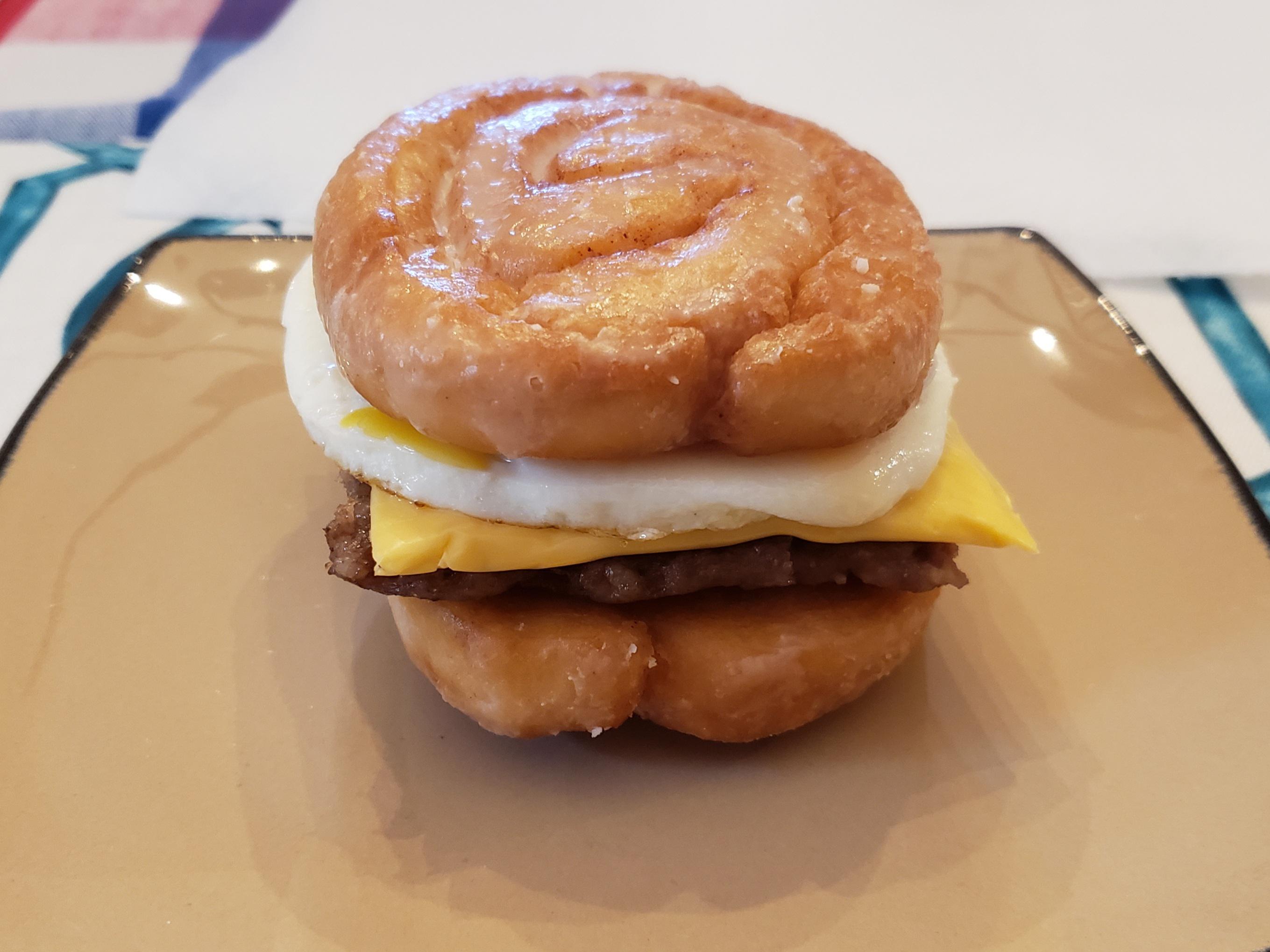 Today I Ate The Metabolic Mic Drop. Maple sausage patty with egg and