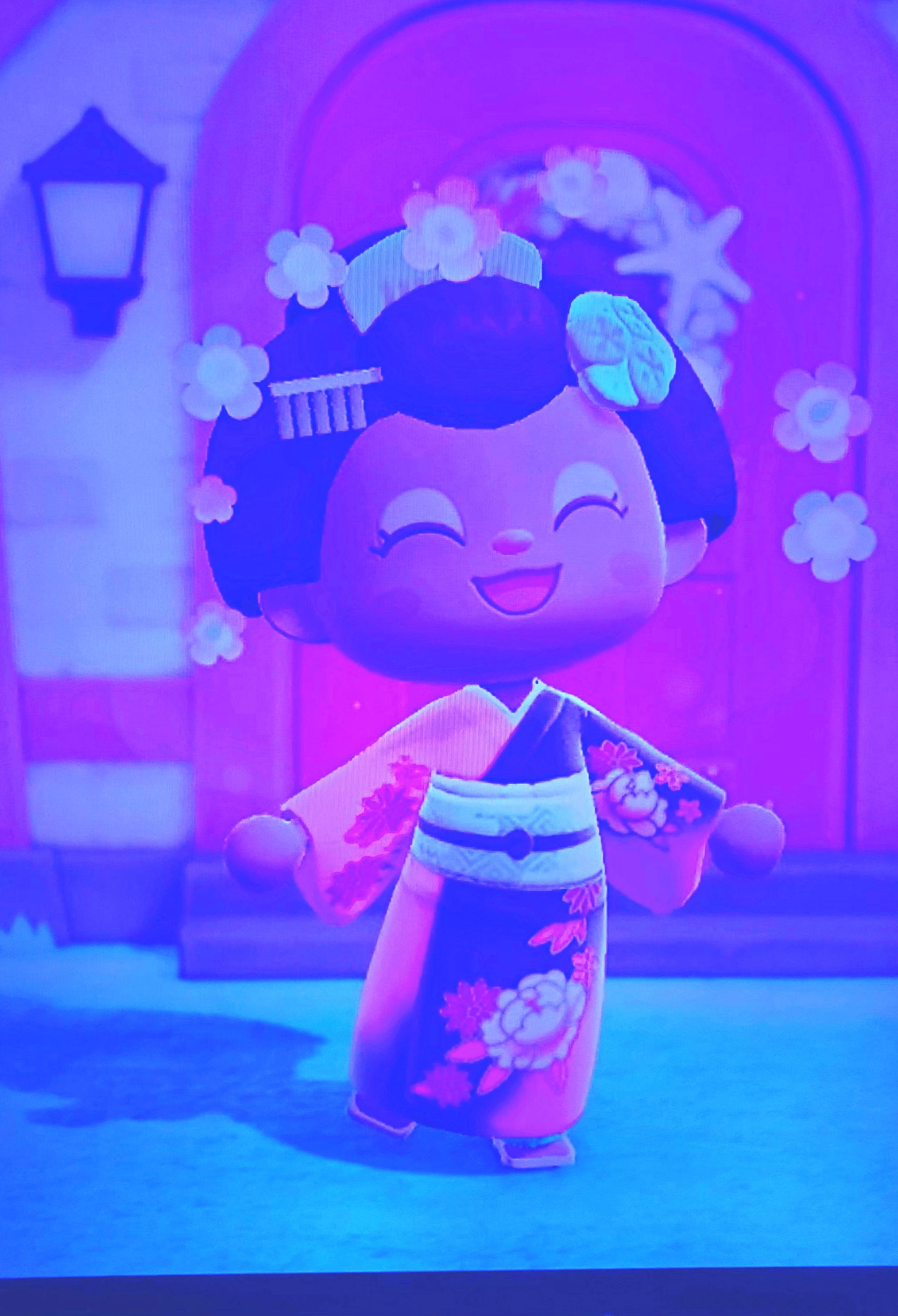 Finally got the whole Geisha Costume! r/AnimalCrossing