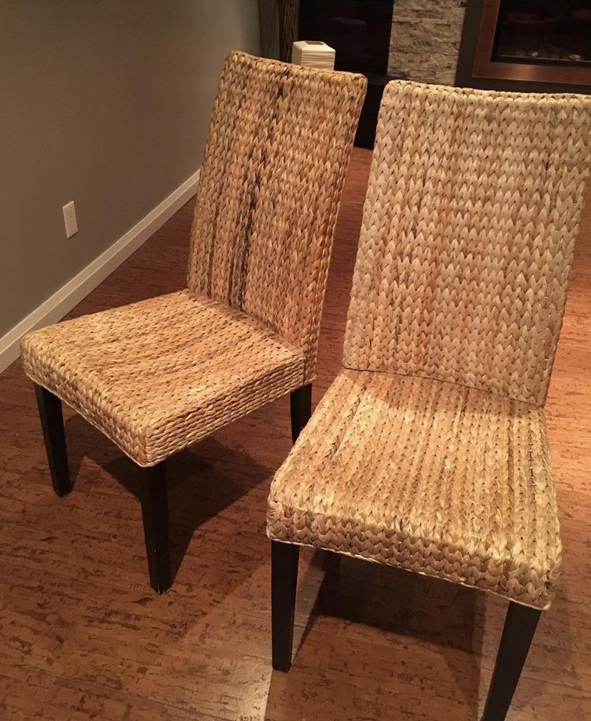 Ikea Banana Leaf Rocking Chair I have these banana leaf chairs from ikea we got several years ago