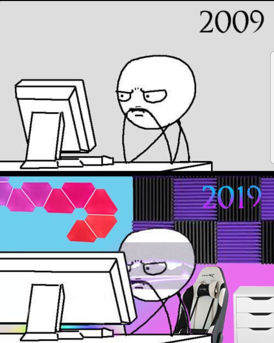 More accurate 10 year challenge.... PewdiepieSubmissions