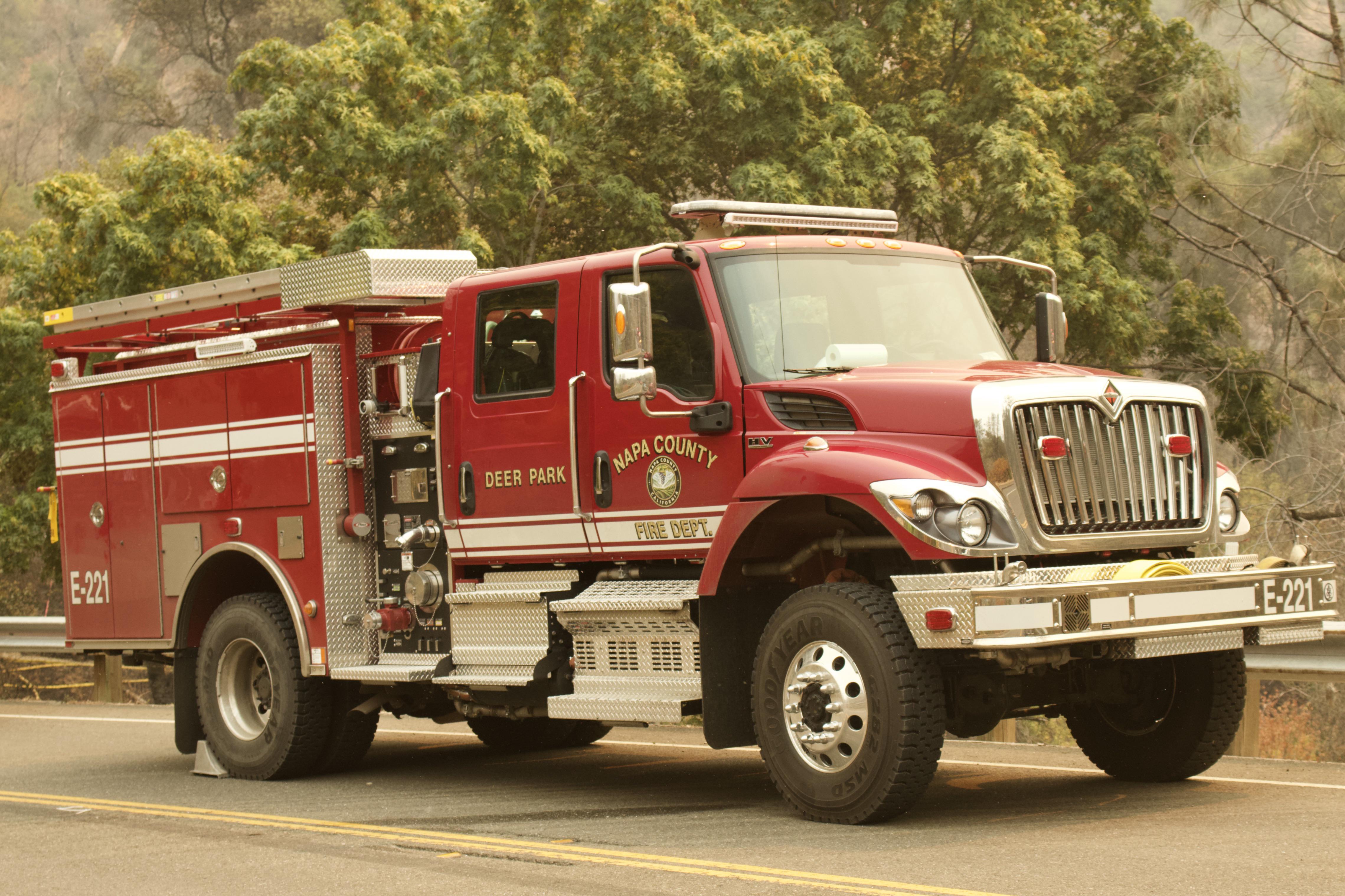 USANapa County Fire Department Engine 221stationed in Deer Park, CA