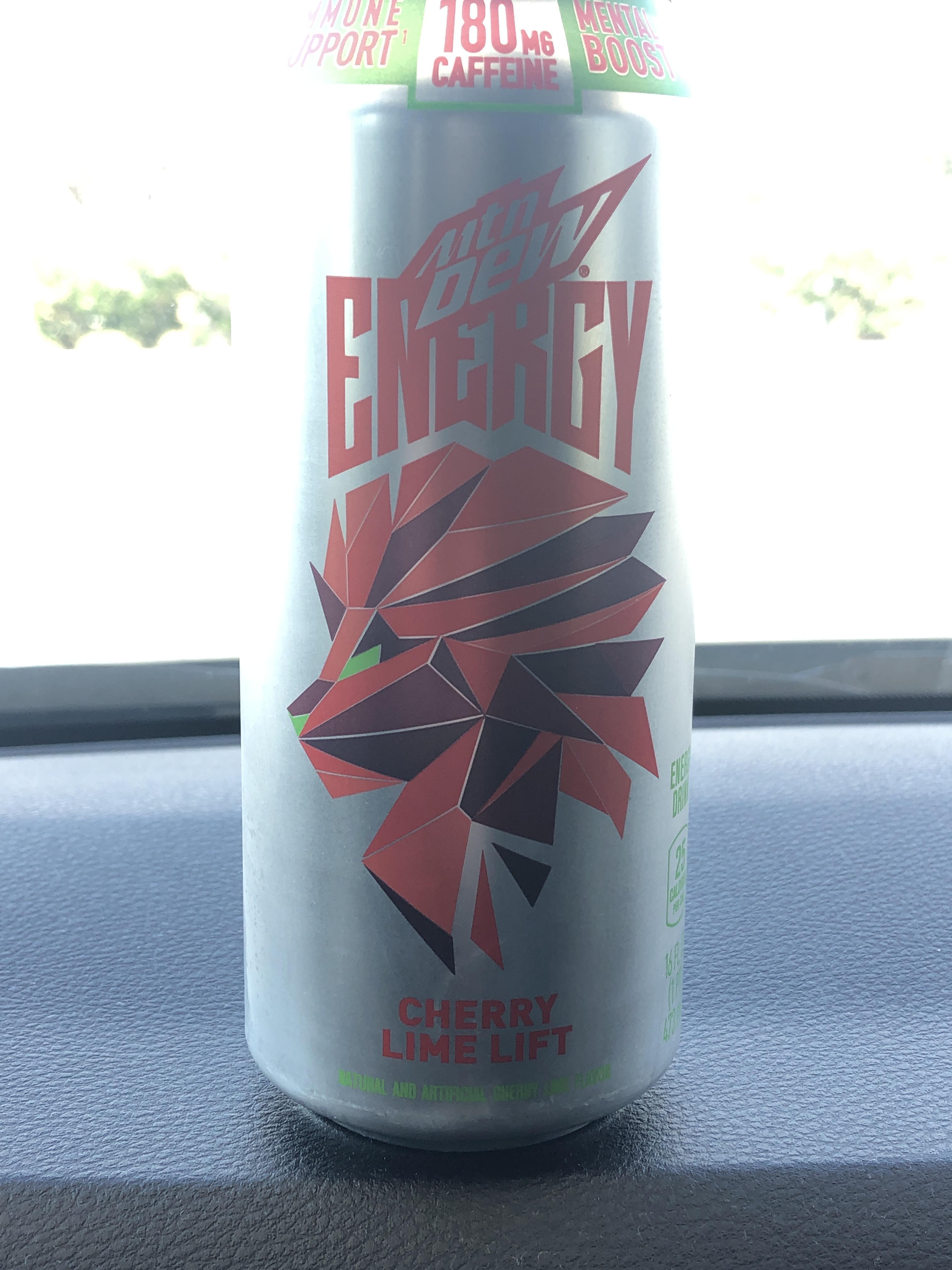 MTN DEW Energy Cherry Lime Lift found outside HTX r/mountaindew