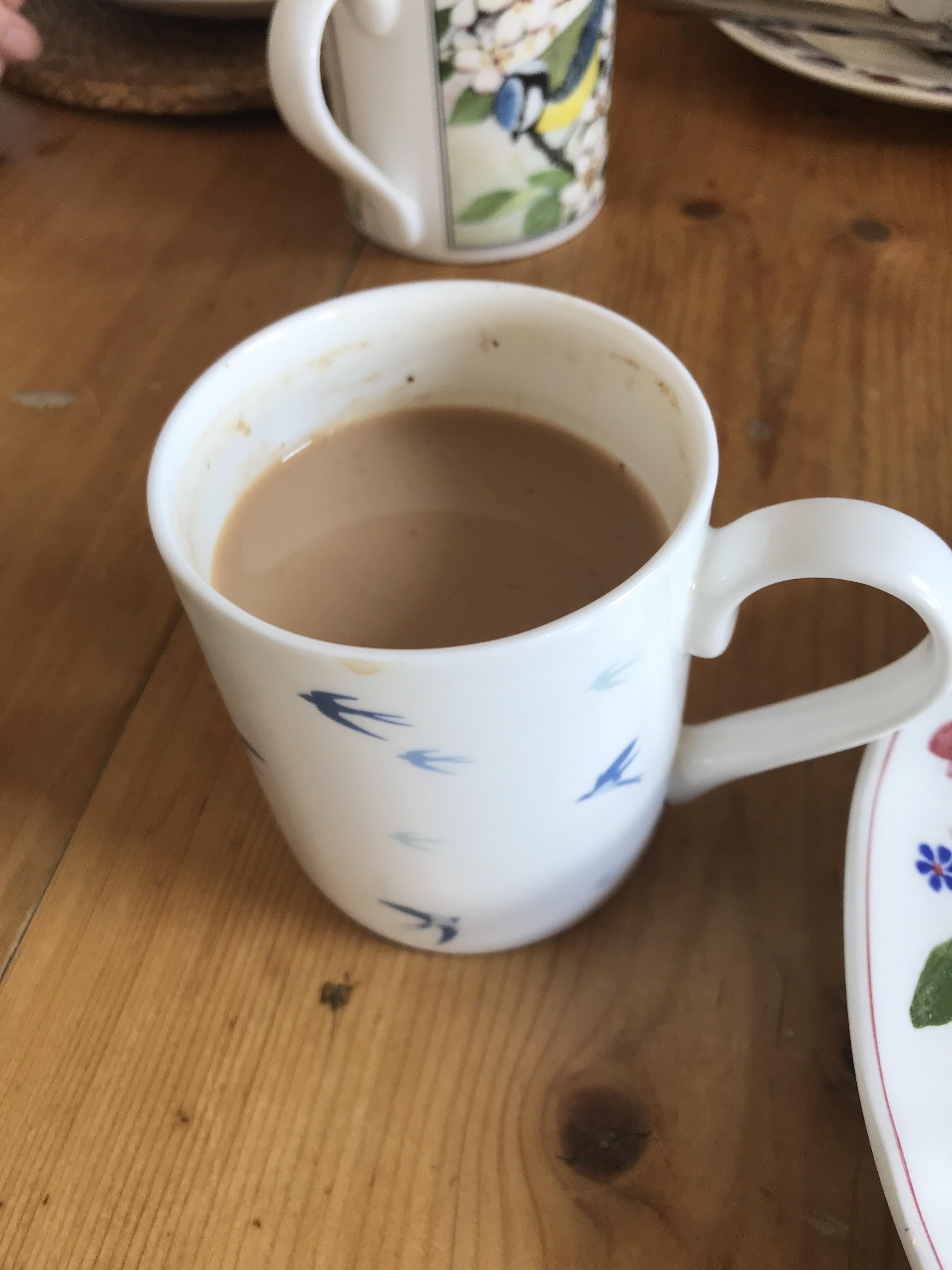 Somehow my mum manages to make my tea both milky and stewed. I have no