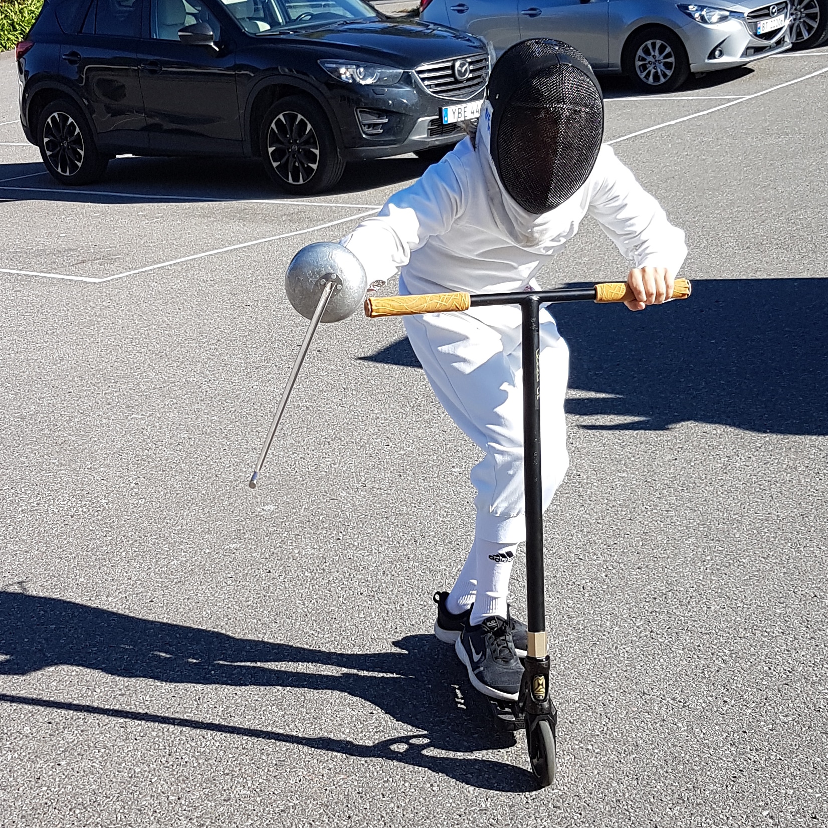 Mounted attack Fencing