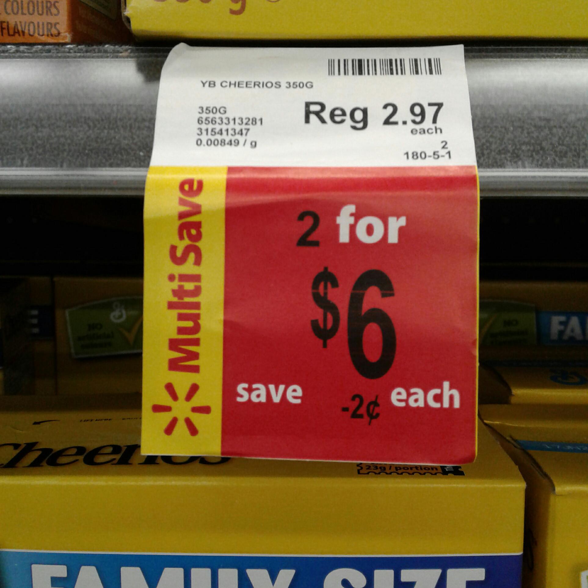 Incredible savings at Bedford Walmart this morning r/halifax