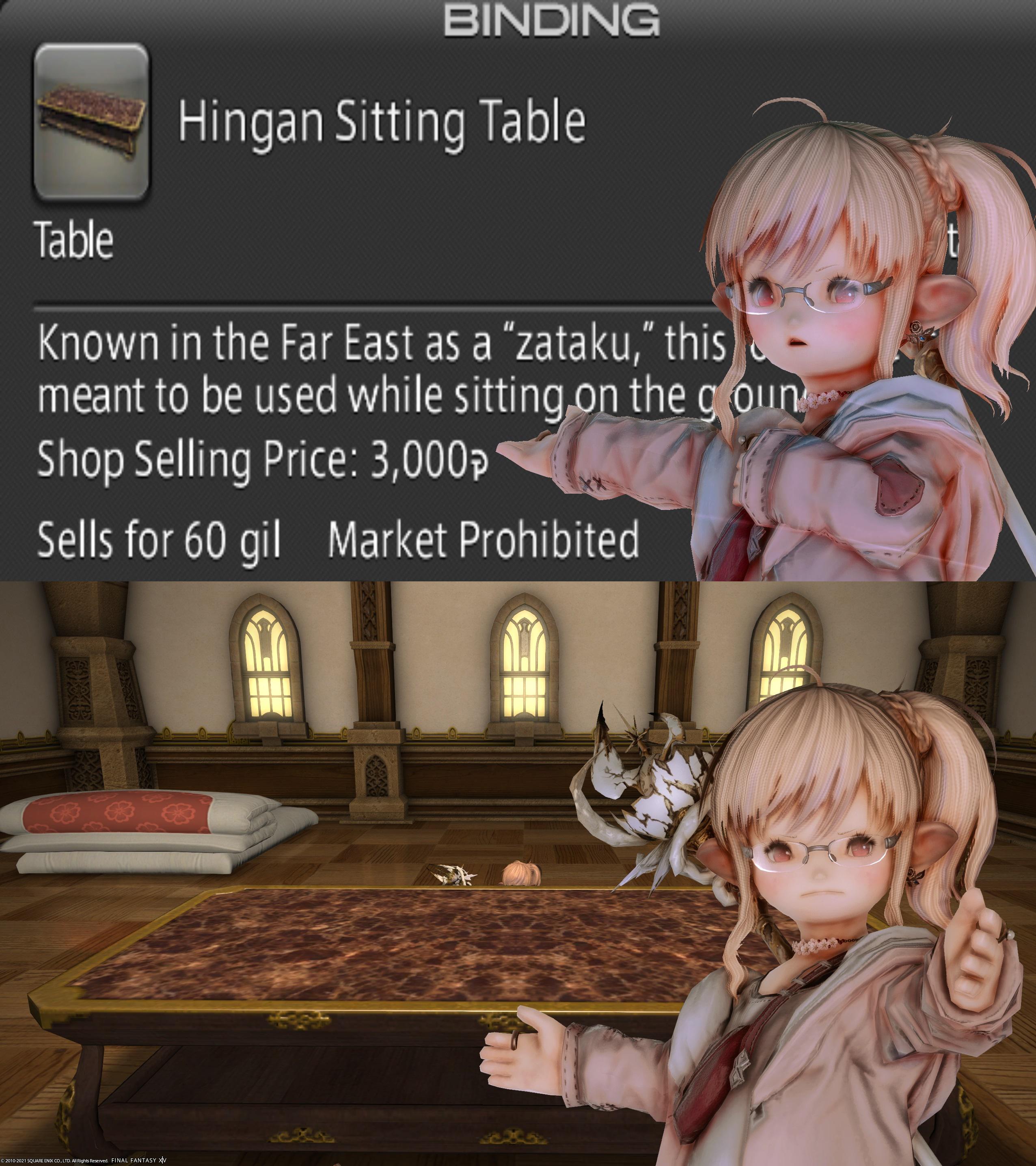 Just a TINY bit of a design flaw ffxiv