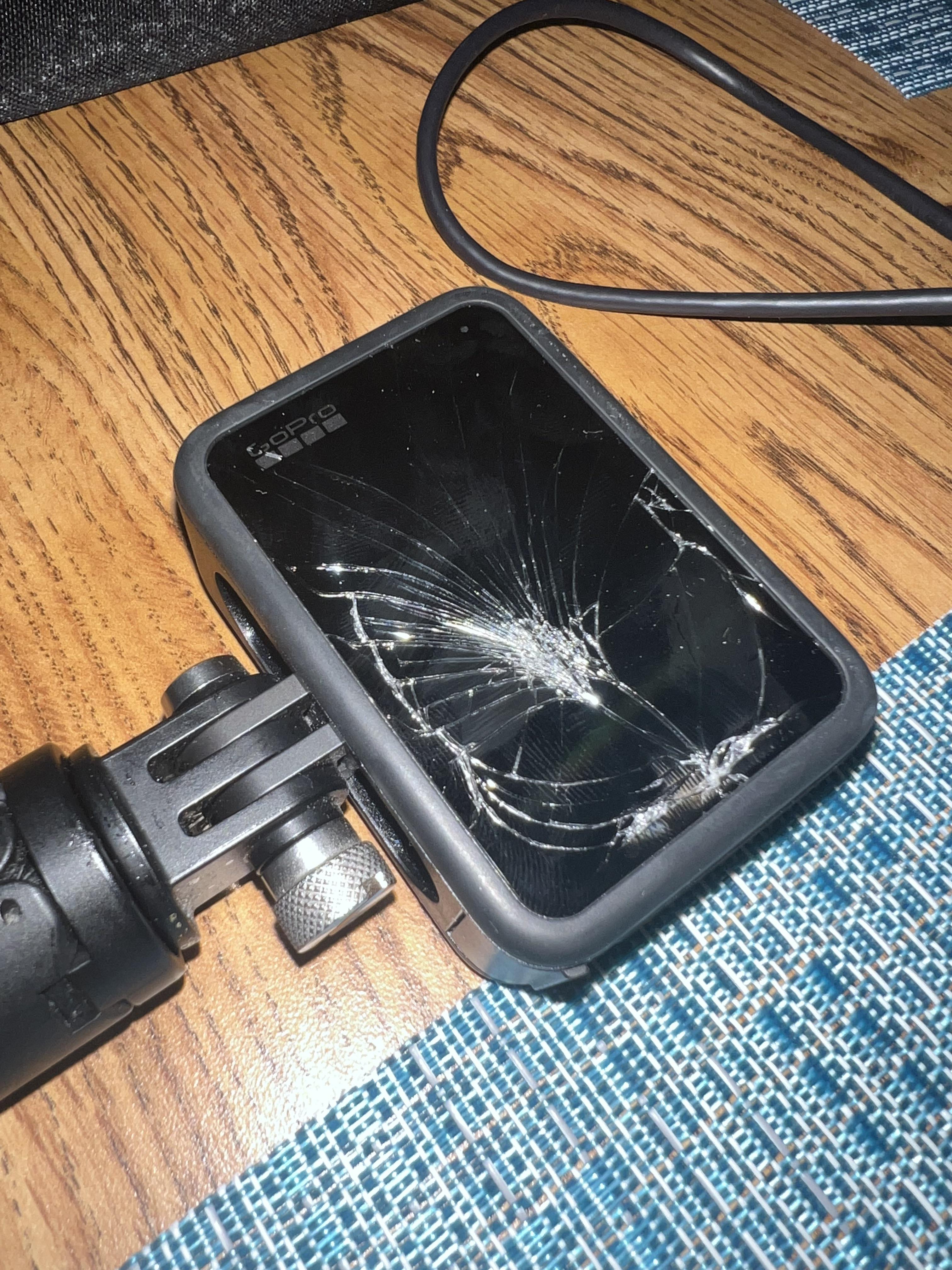 Will this GoPro still work under water? It has some cracks in the back