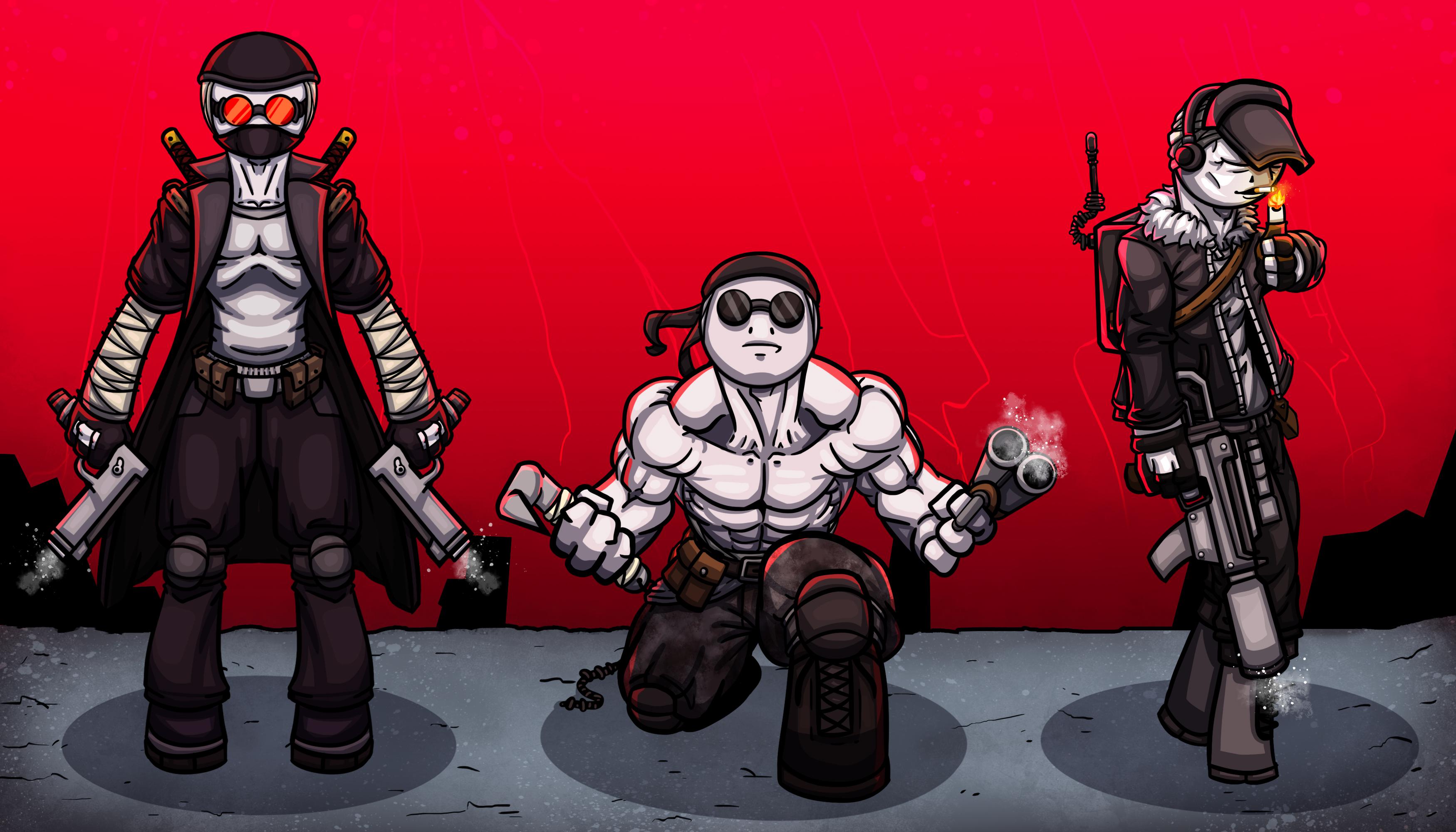 Hank, Sanford and Deimos in my style,