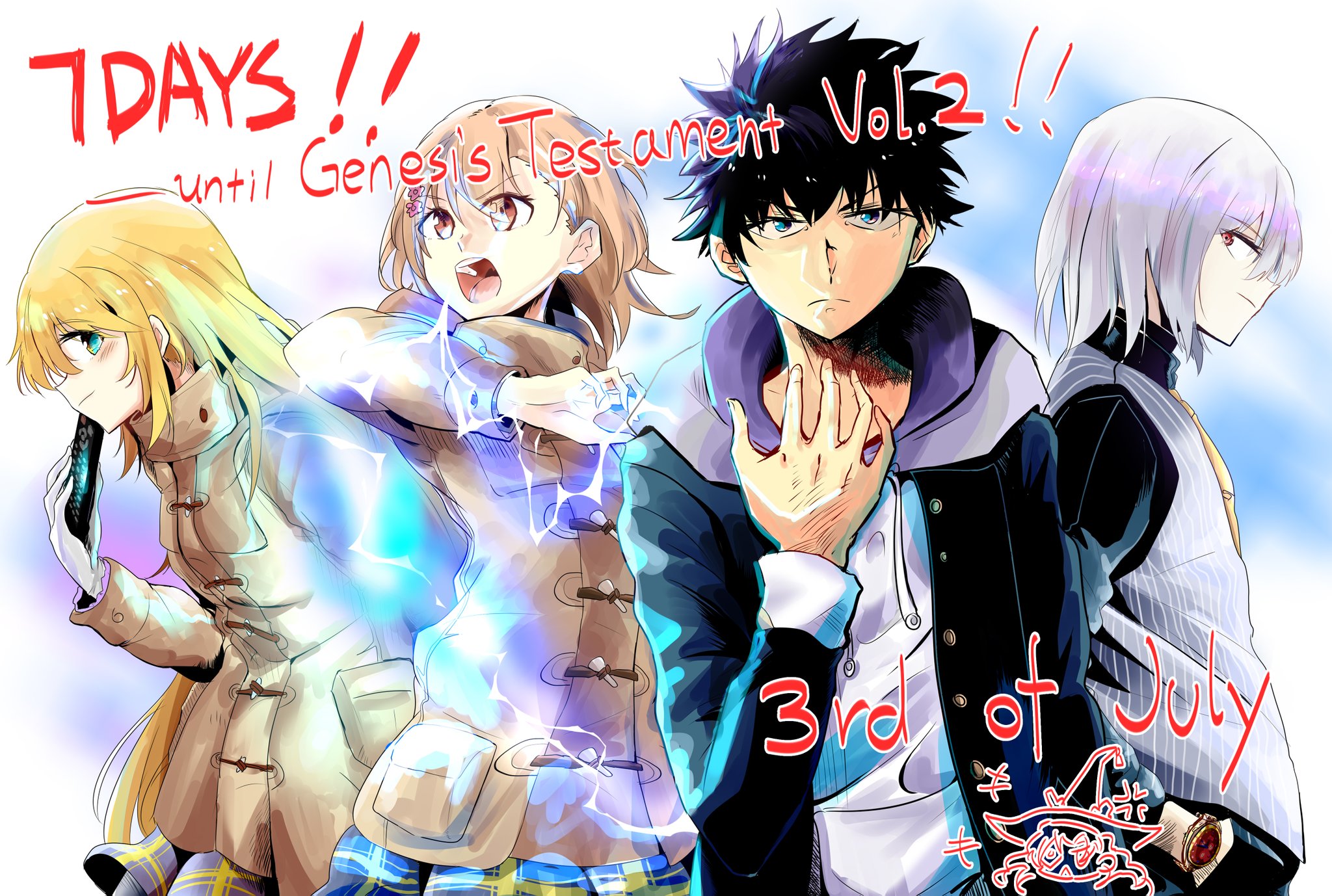 7 Days till A Certain Magical Index Genesis Testament Volume 2 toarumajutsunoindex