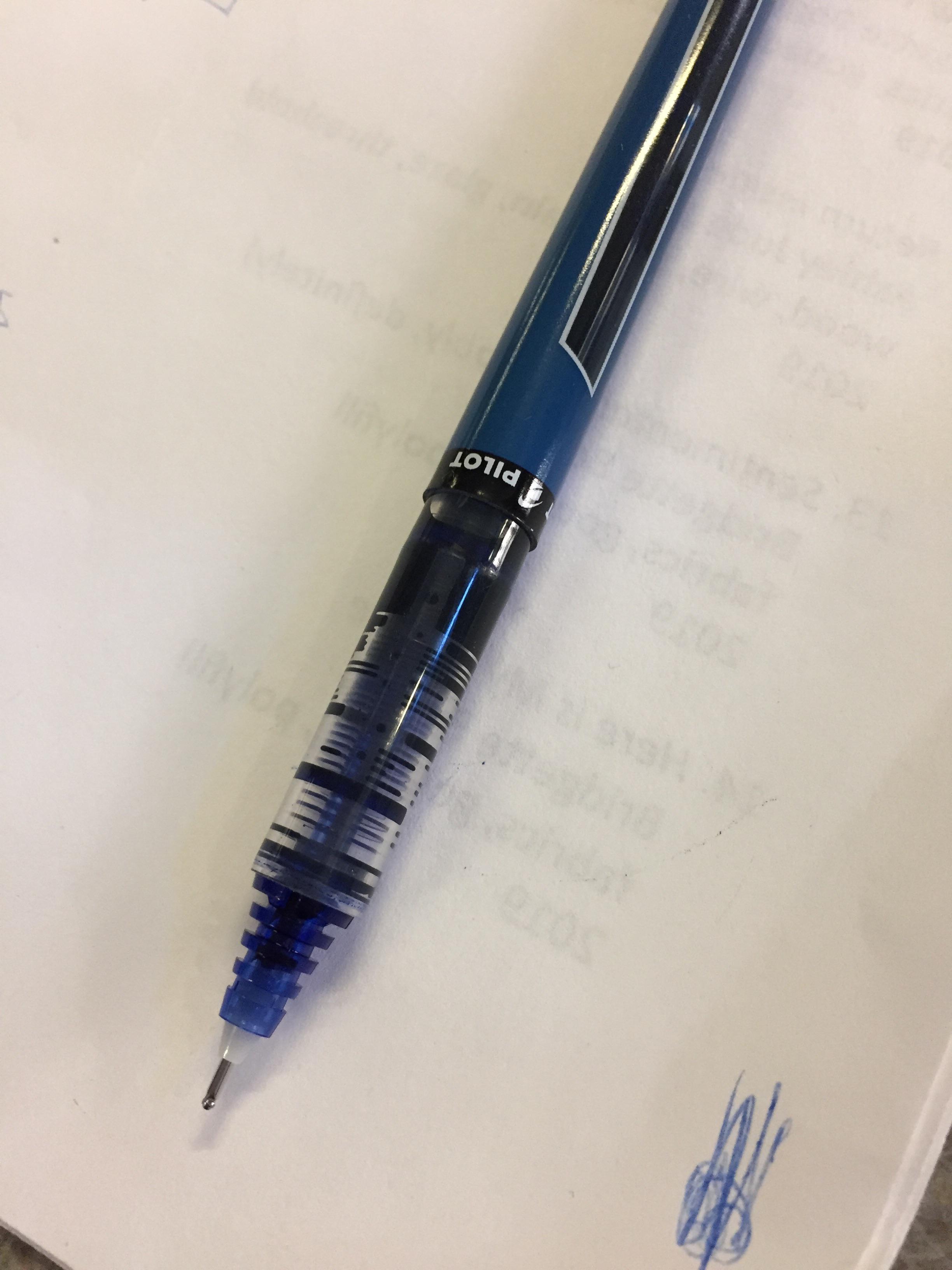 Am I using these all wrong? Tried to clear the tip because it was plugged and now ink is in this