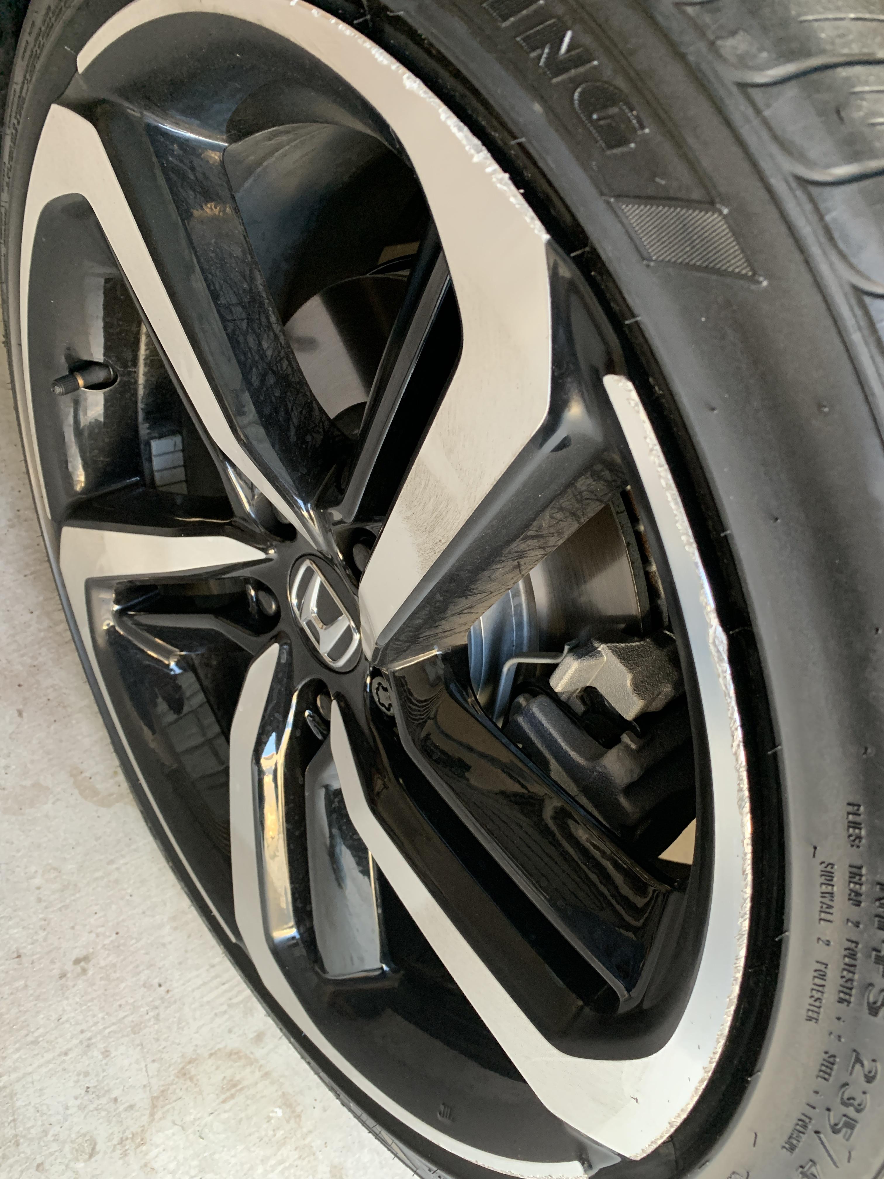 How much for the rim job? My dad drove my vehicle without