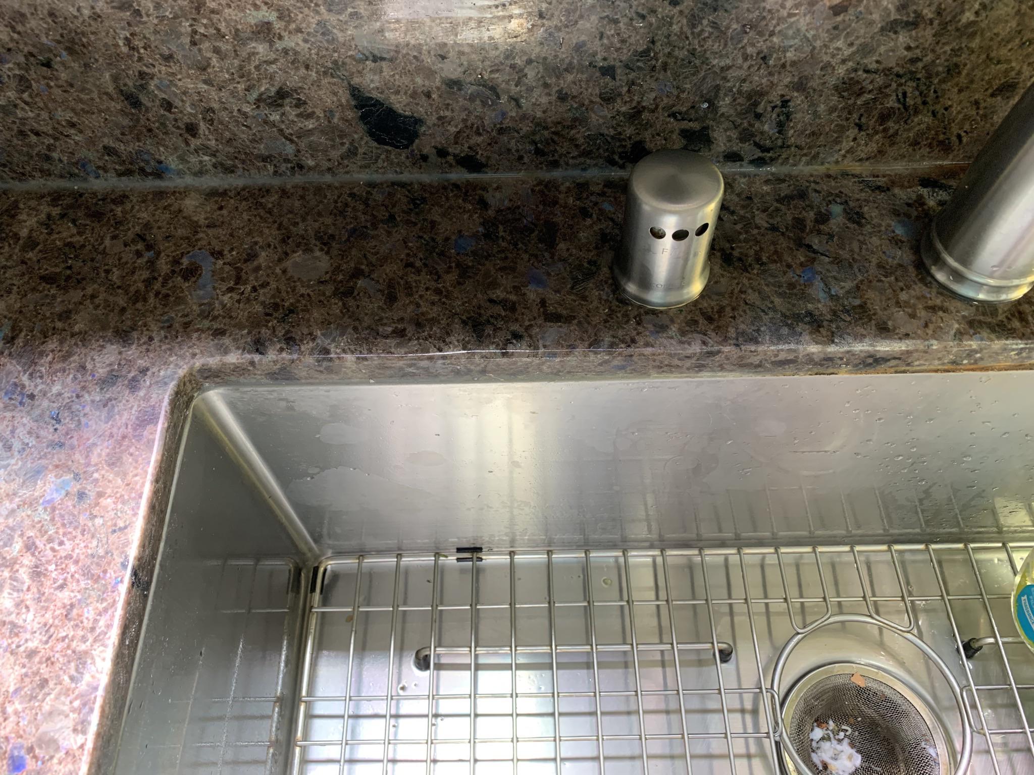 Need ideas on plumbed in solution for espresso machine next to sink. We