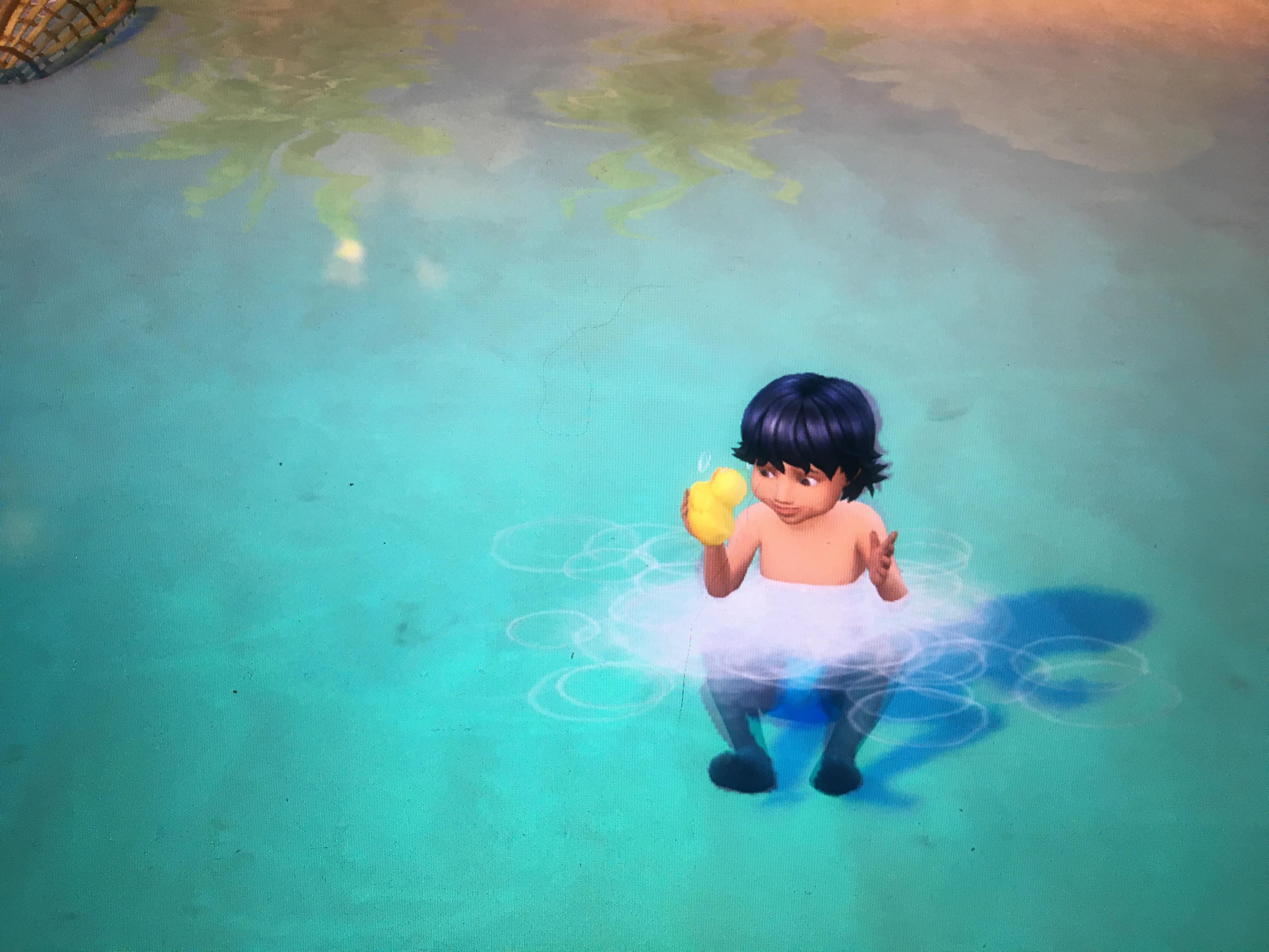 Toddlers can play unsupervised in the ocean...but not a kiddy pool