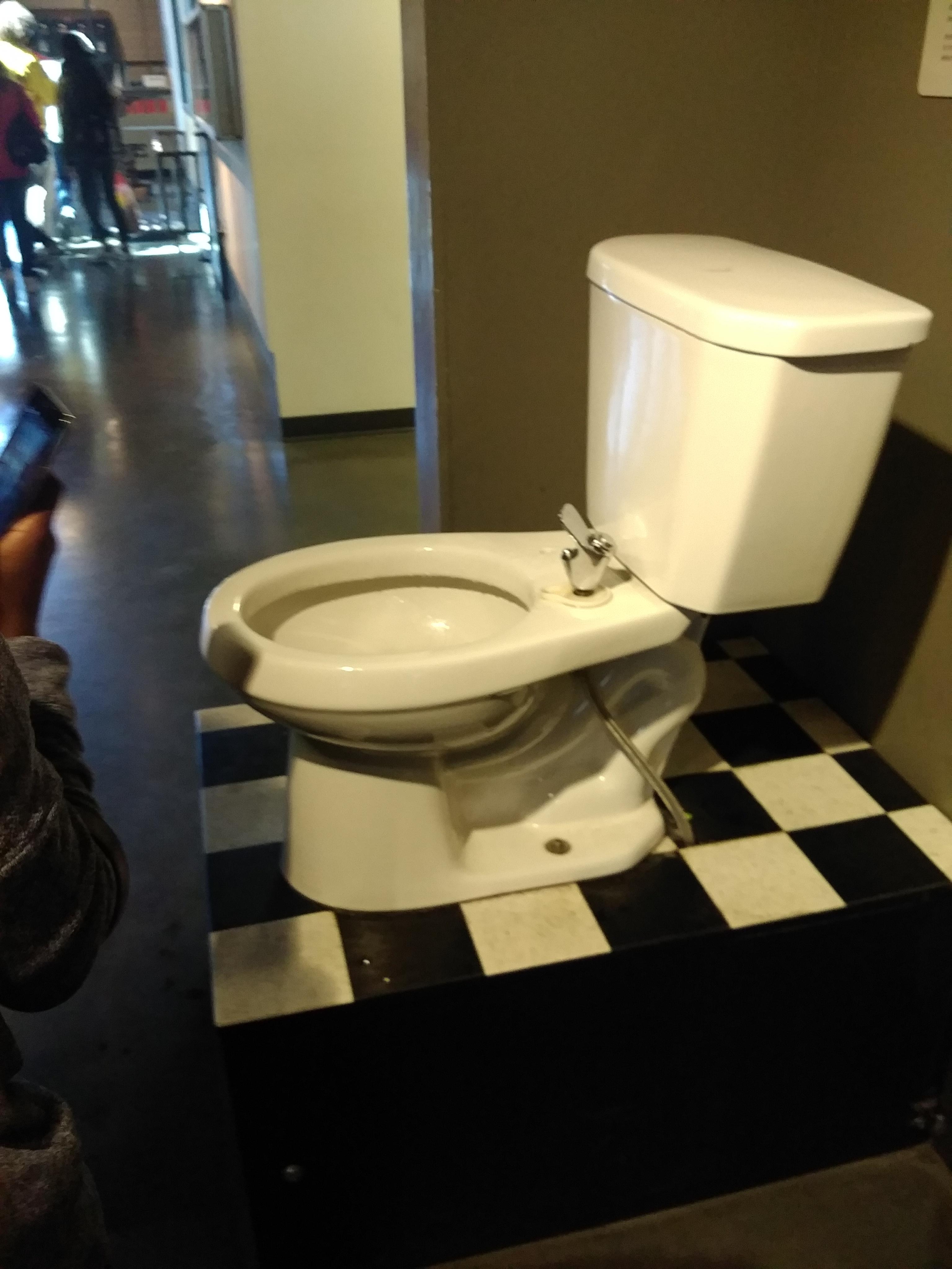 Toilet Water Fountain at the San Francisco Exploratorium pics