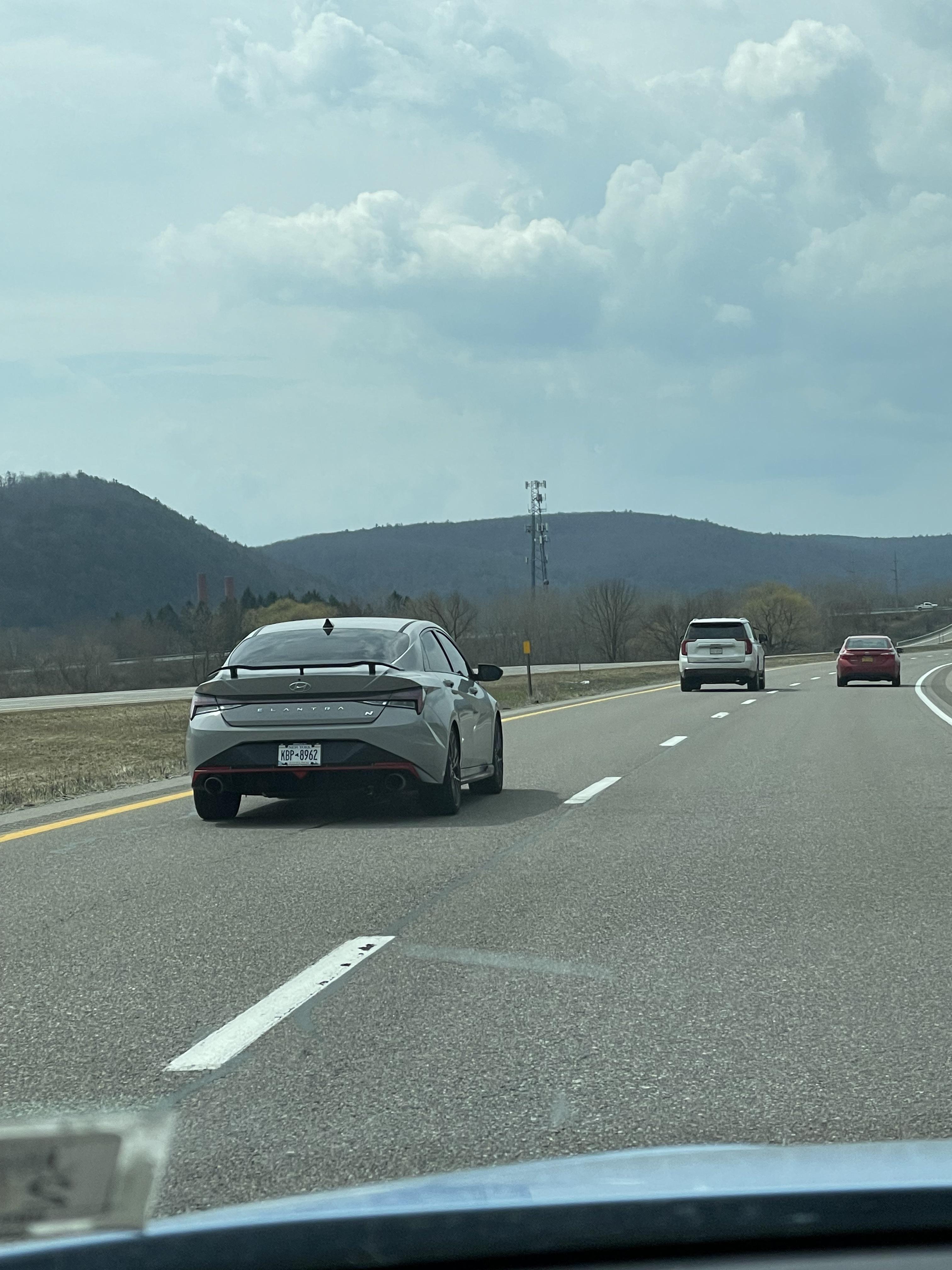 Cyber Grey EN that waved to me on I86 West towards Corning NY YOH