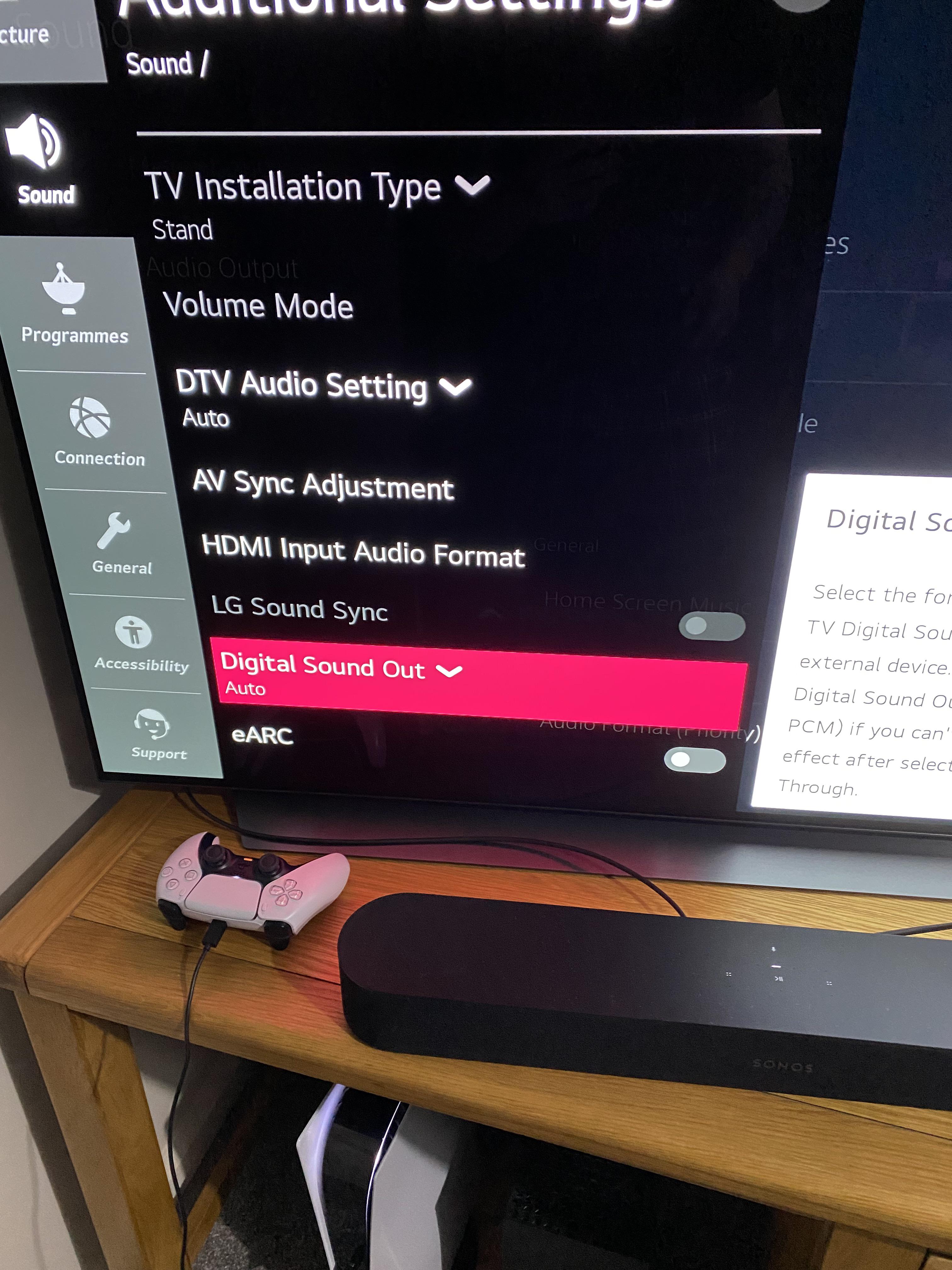 LG CX and Sonos Beam… eARC on or off? An explanation as to why would also be appreciated. Thanks