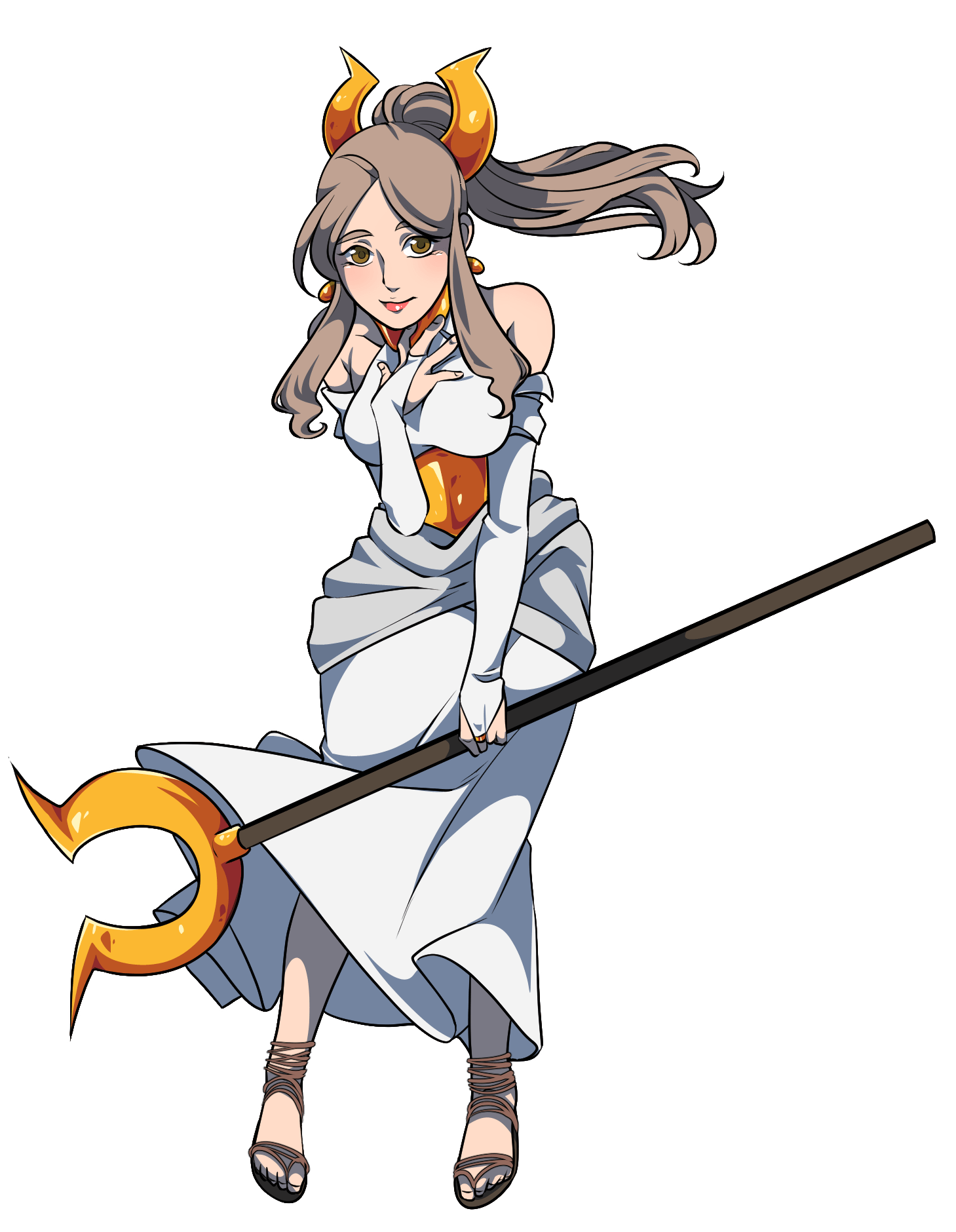 [OC] [ART] Really anime Church Sister Mother Leora DnD