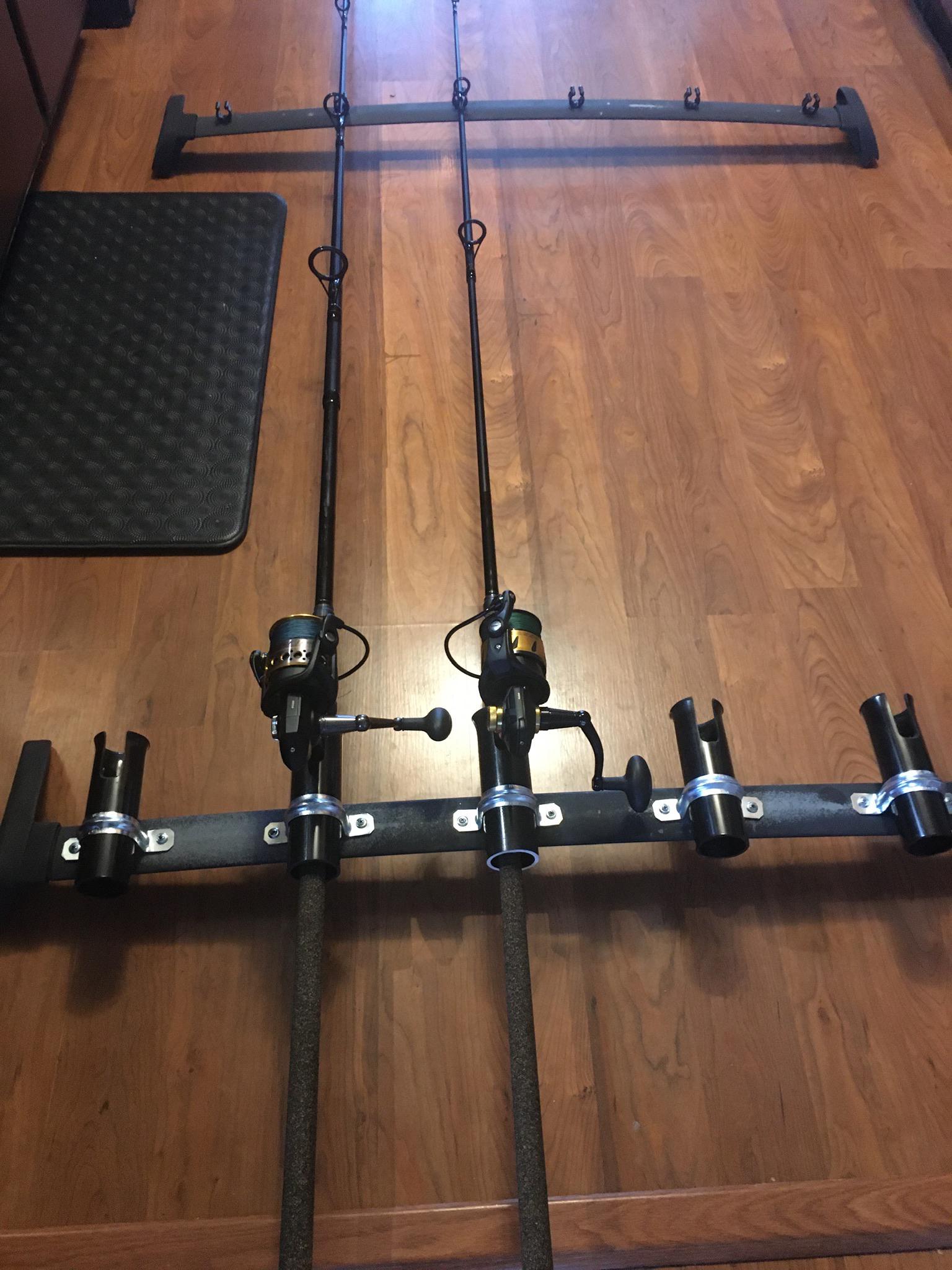 Homemade fishing rod holders for the XJ roof rack r/CherokeeXJ