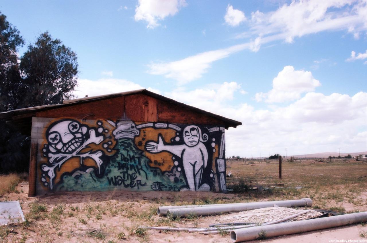 to Hinkley, California. A modern day ghost town made famous by