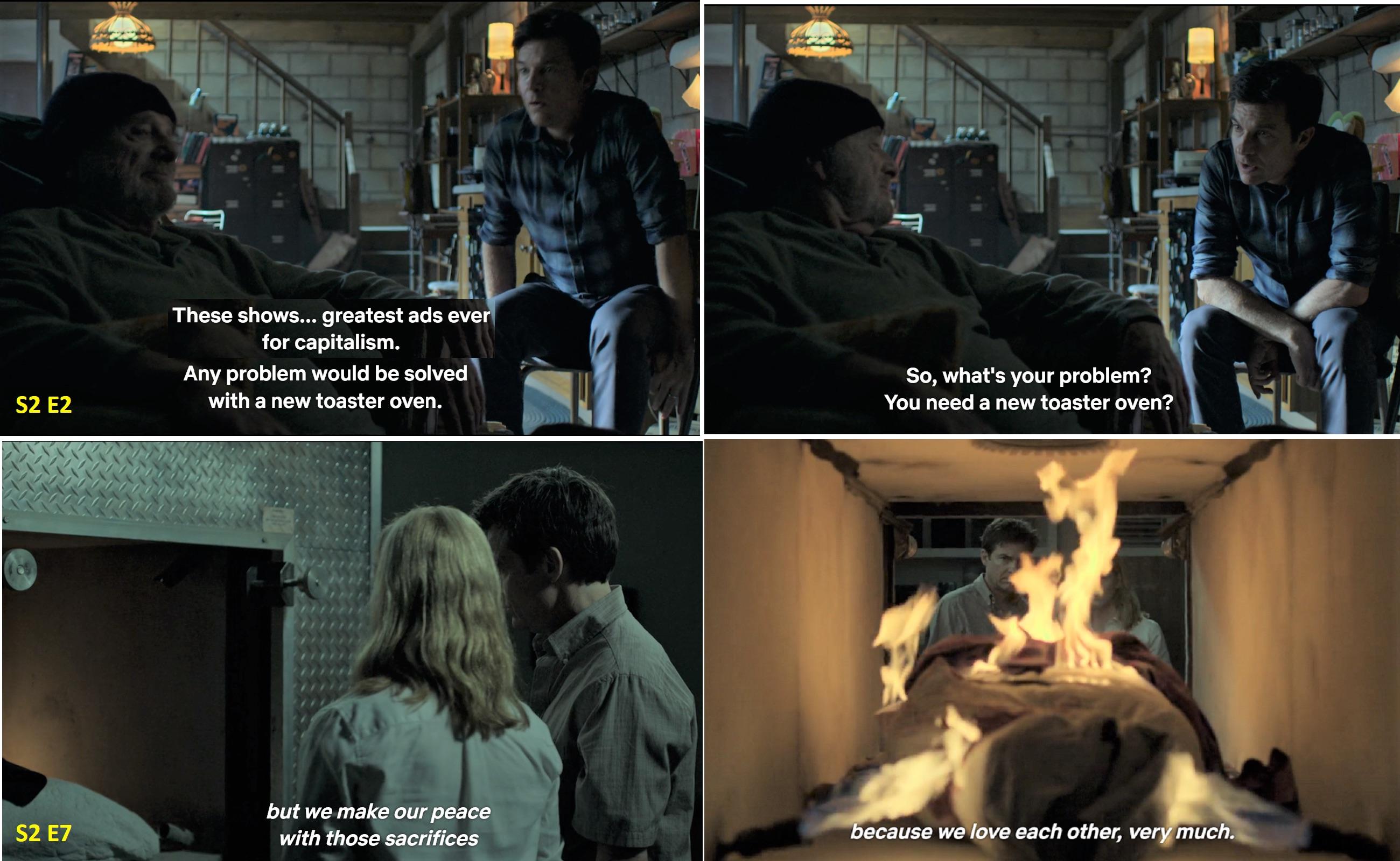 Ozark Buddy's dialogue in S2 E2 morbidly/ironically “predicts” the