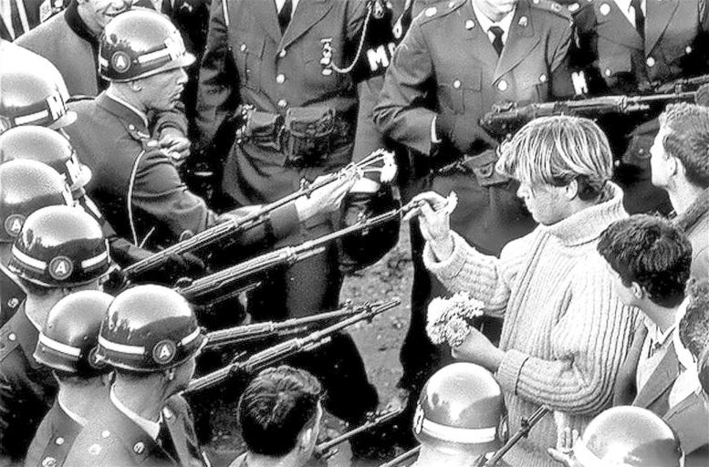 1967 March on the Pentagon MPs and protesters sometimes referred to