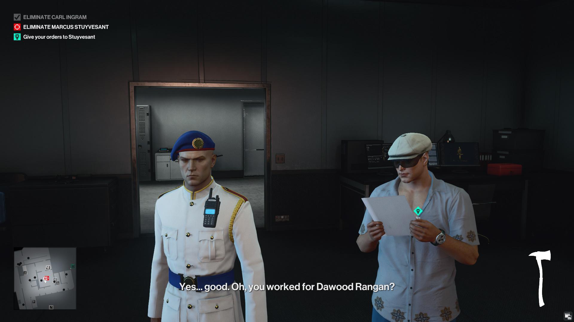 Marcus Stuyvesant, seriously what the hell is up with that outfit, bro