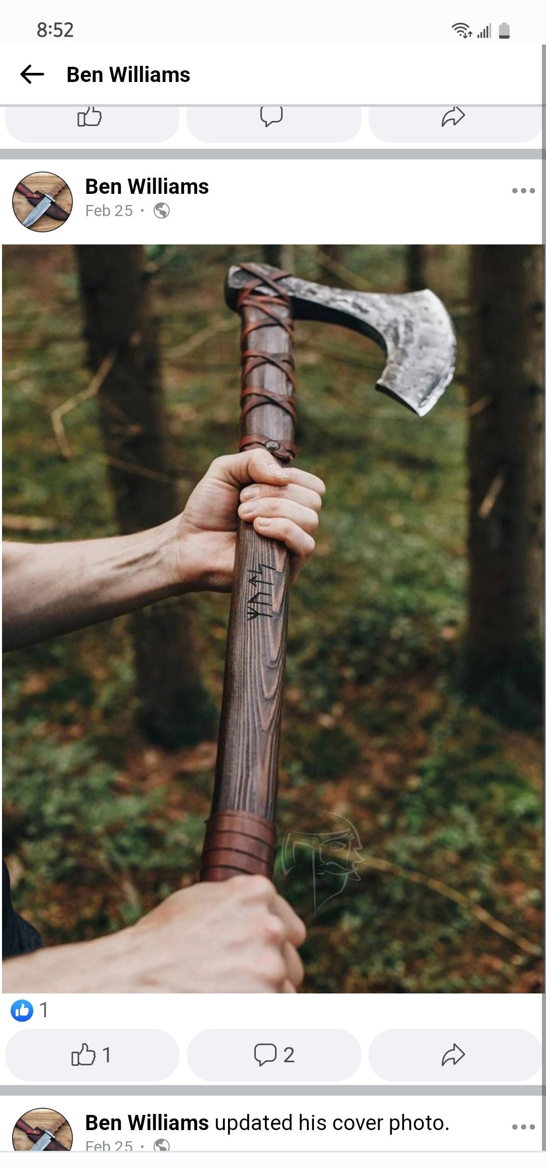 This is the axe I need to chop trees Valheim Style valheim