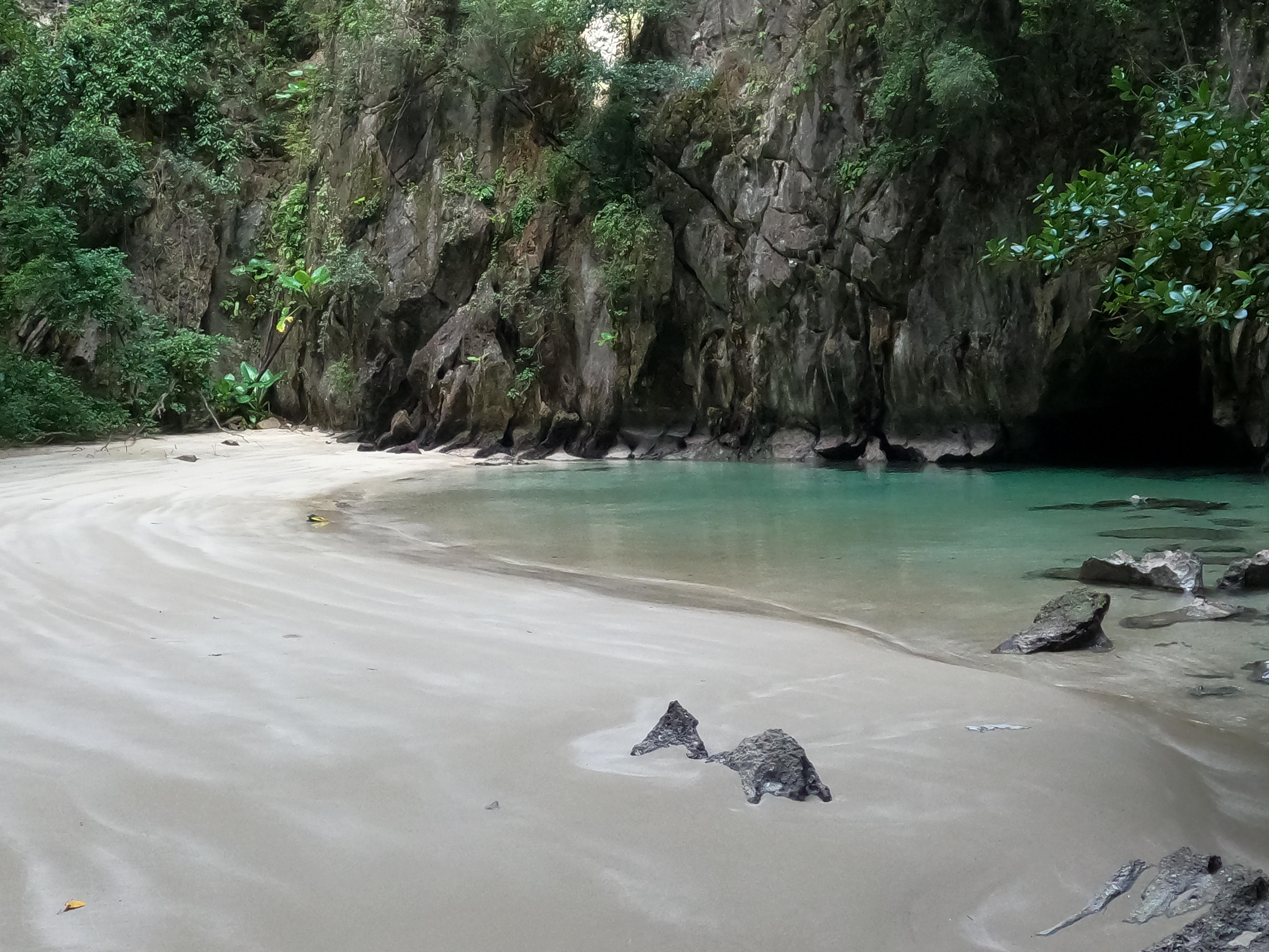 An empty Emerald Cave, Koh Mook/Muk r/Thailand