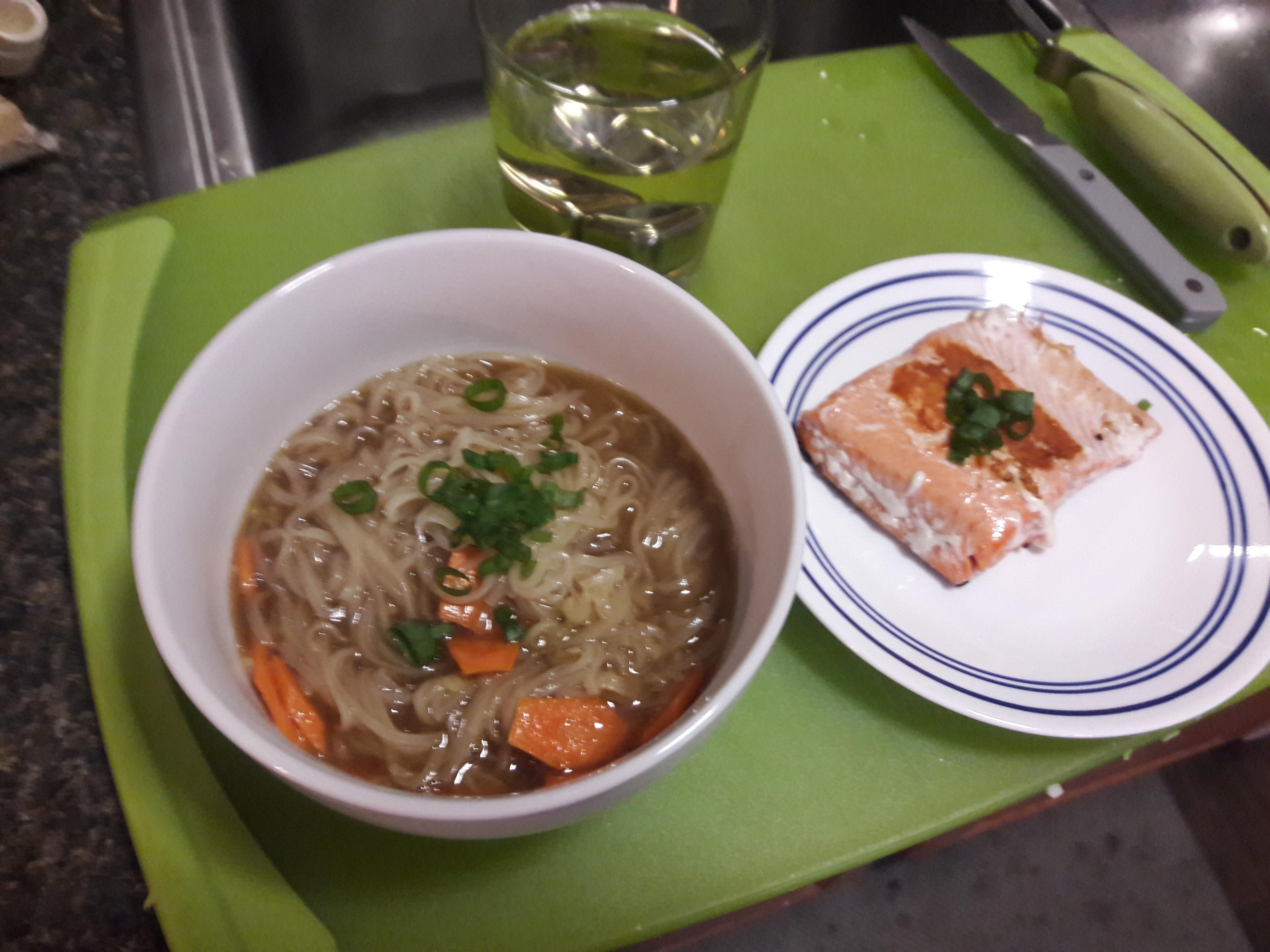 It's 100 in the broth. My Homemade bone broth is like jello when cold