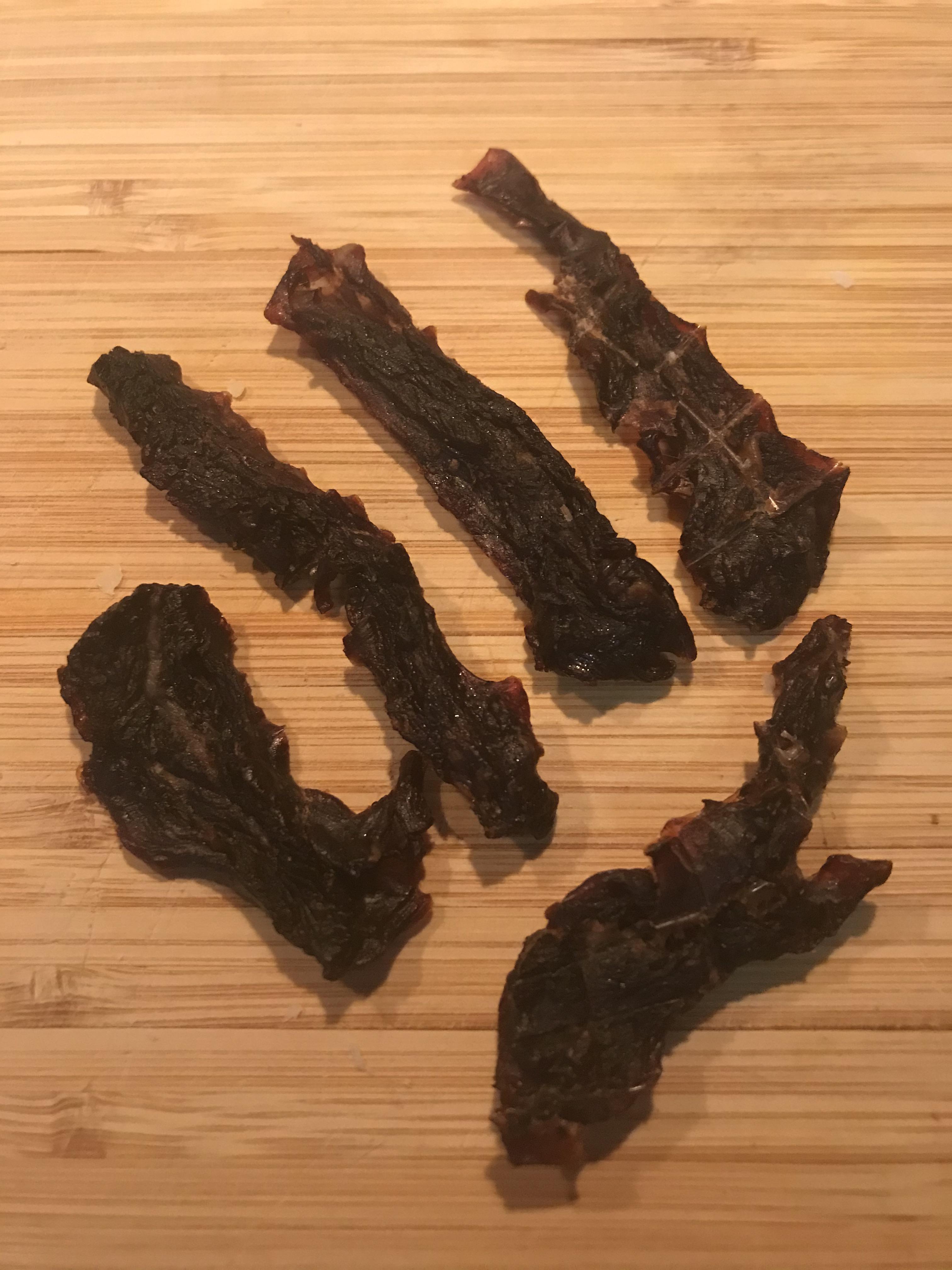 Flank steak jerky I made in my dehydrate r/jerky