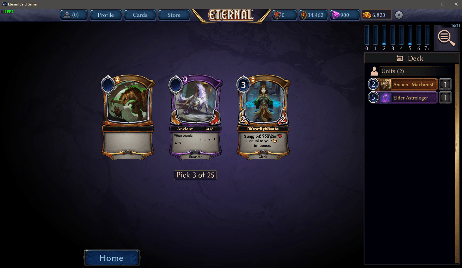 Eternal Card Game Daily Deck Tech Worldpyre Control Expedition