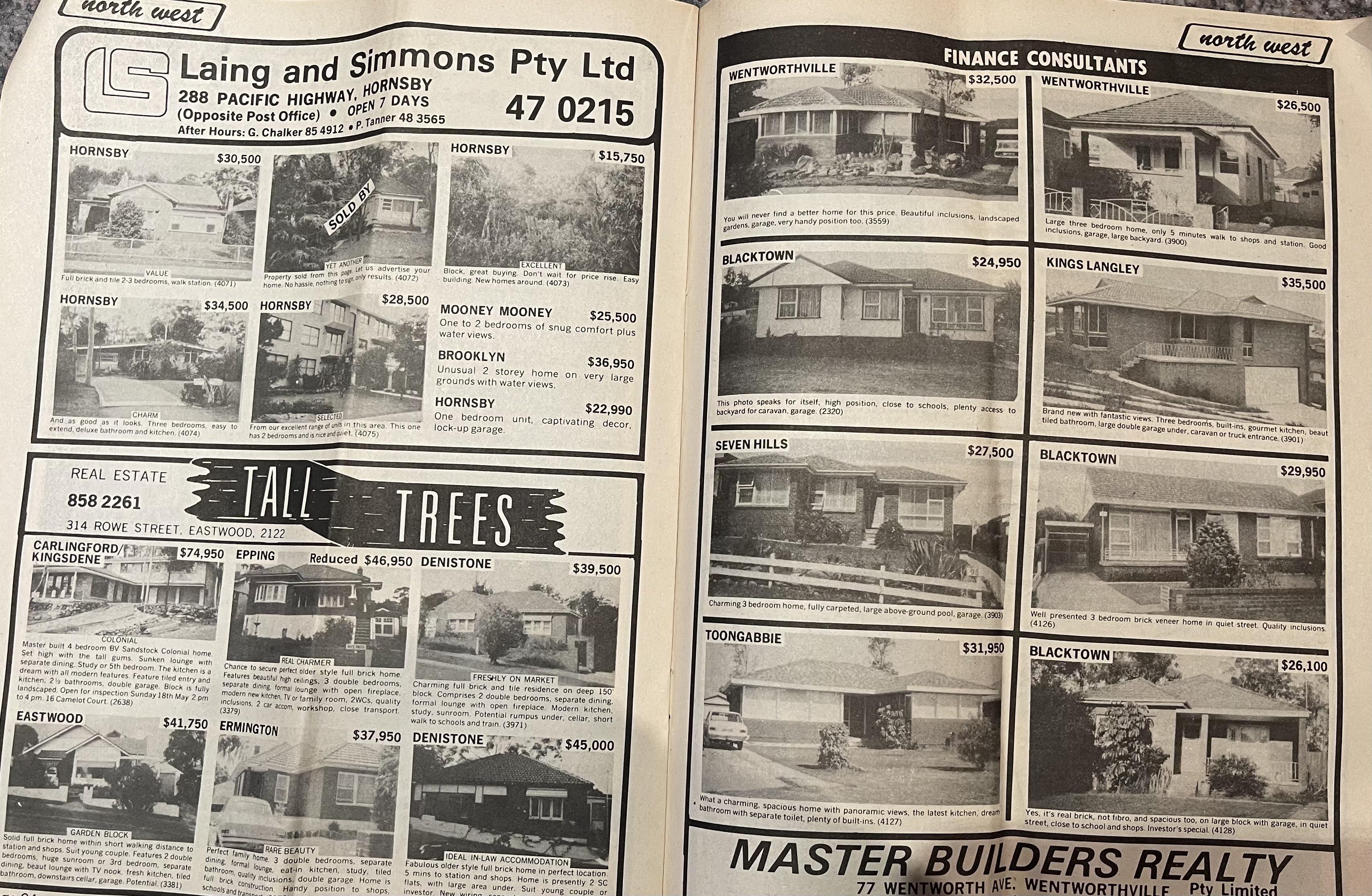 House prices in May 1975 r/sydney