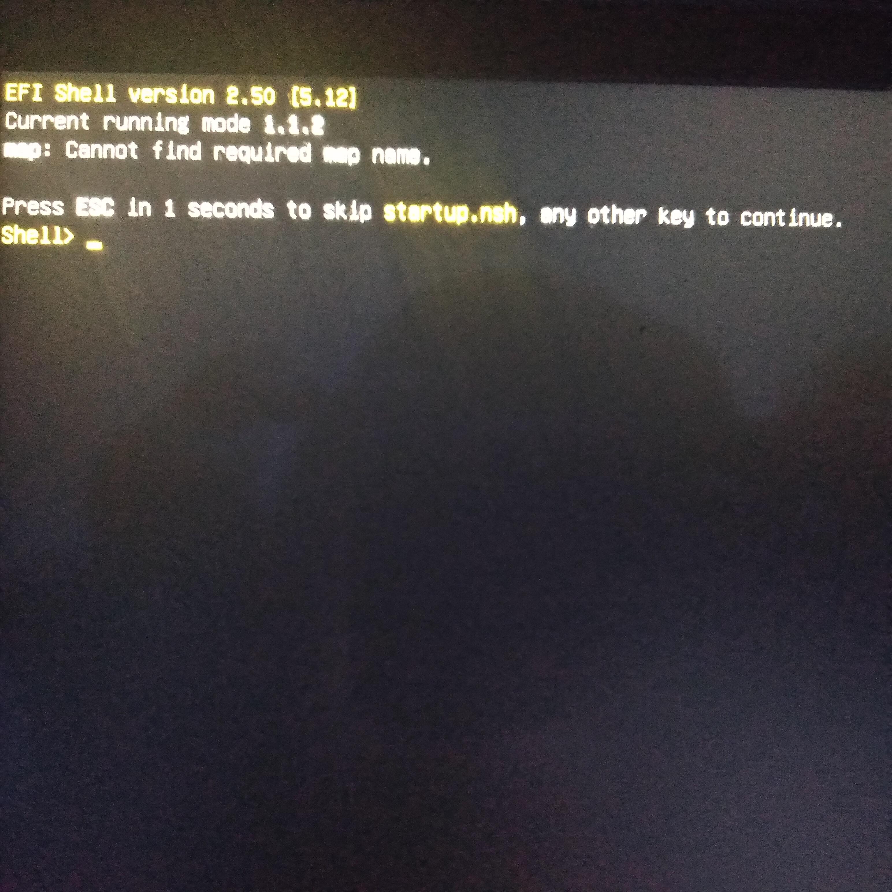 EFI shell not found how to fix : r/computers