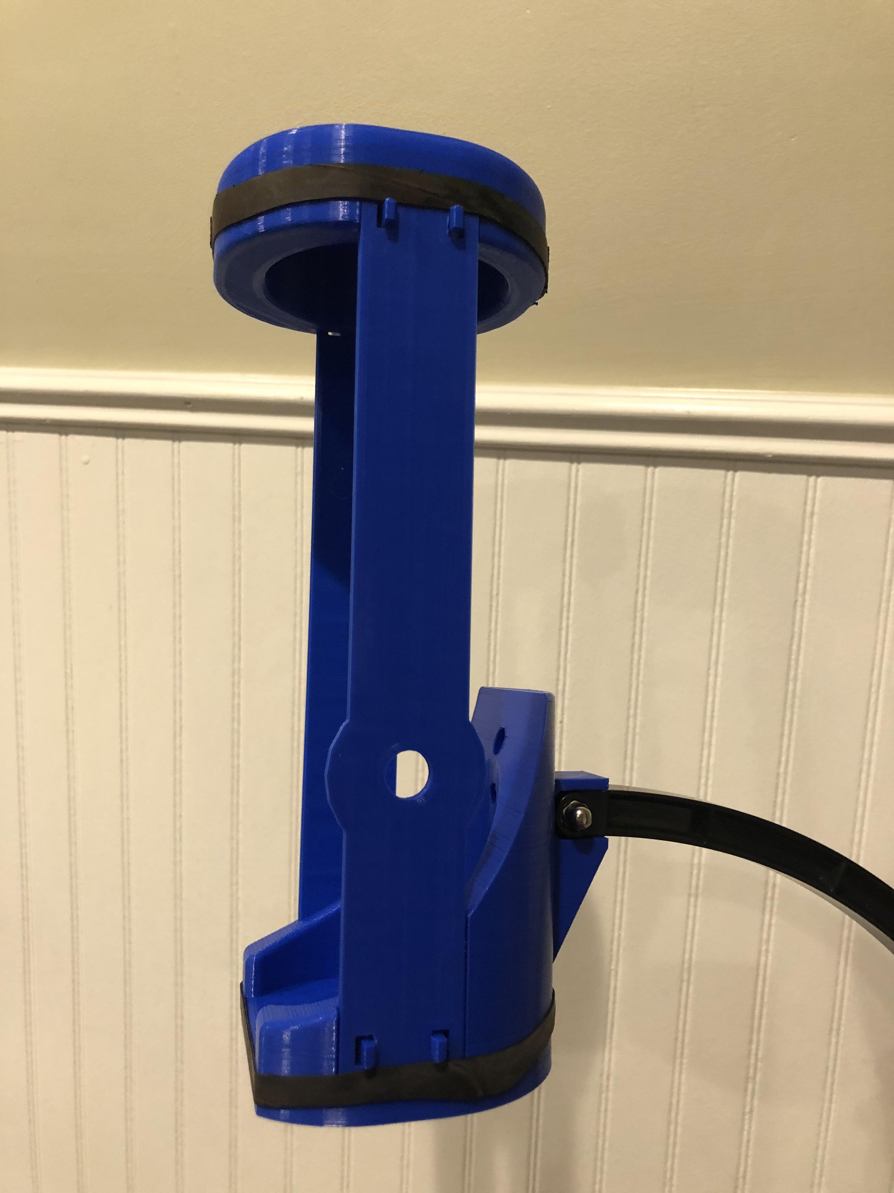 Remix of defucilis’s mount for GoPro chest mount and curved extension