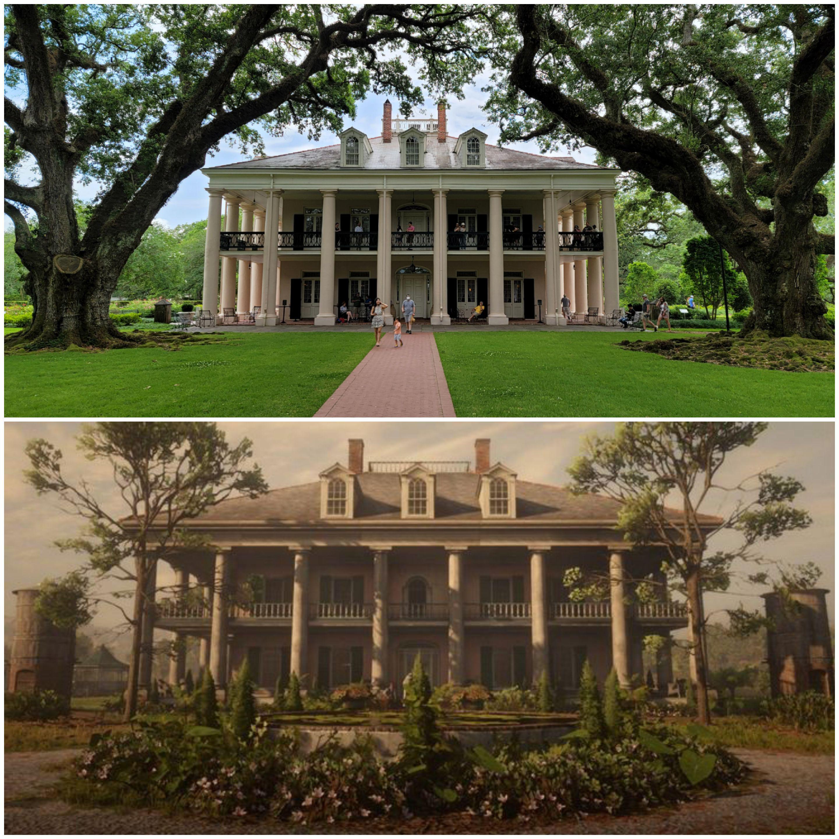 I visited Braithwaite Manor today (Oak Alley Plantation) r