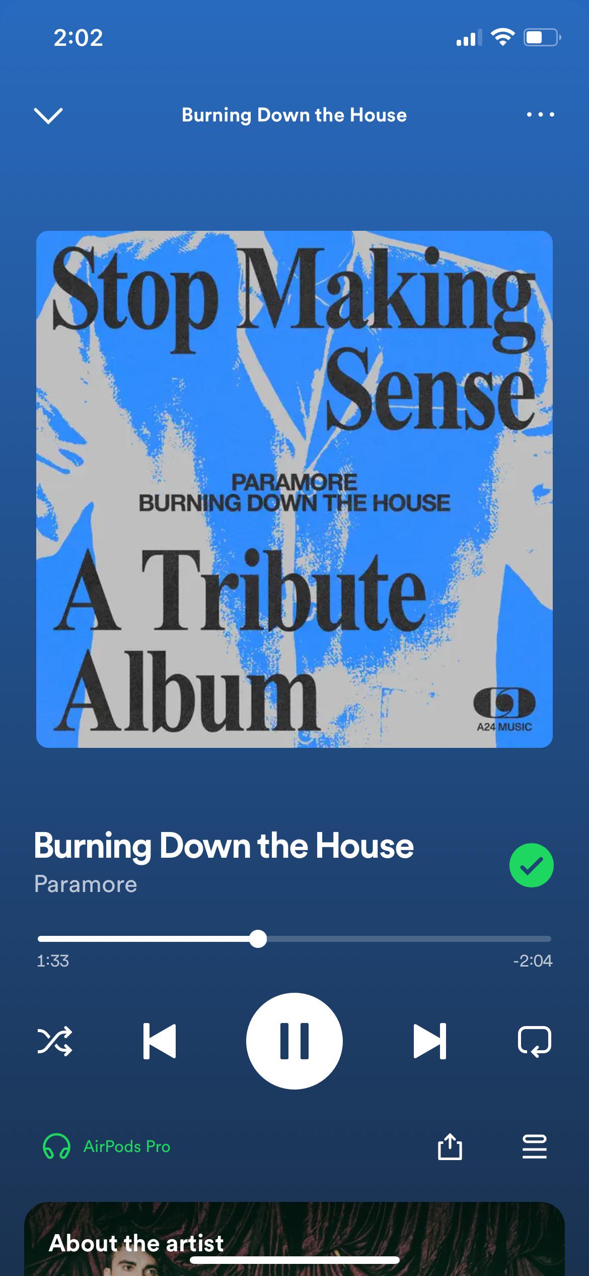 Burning down the house