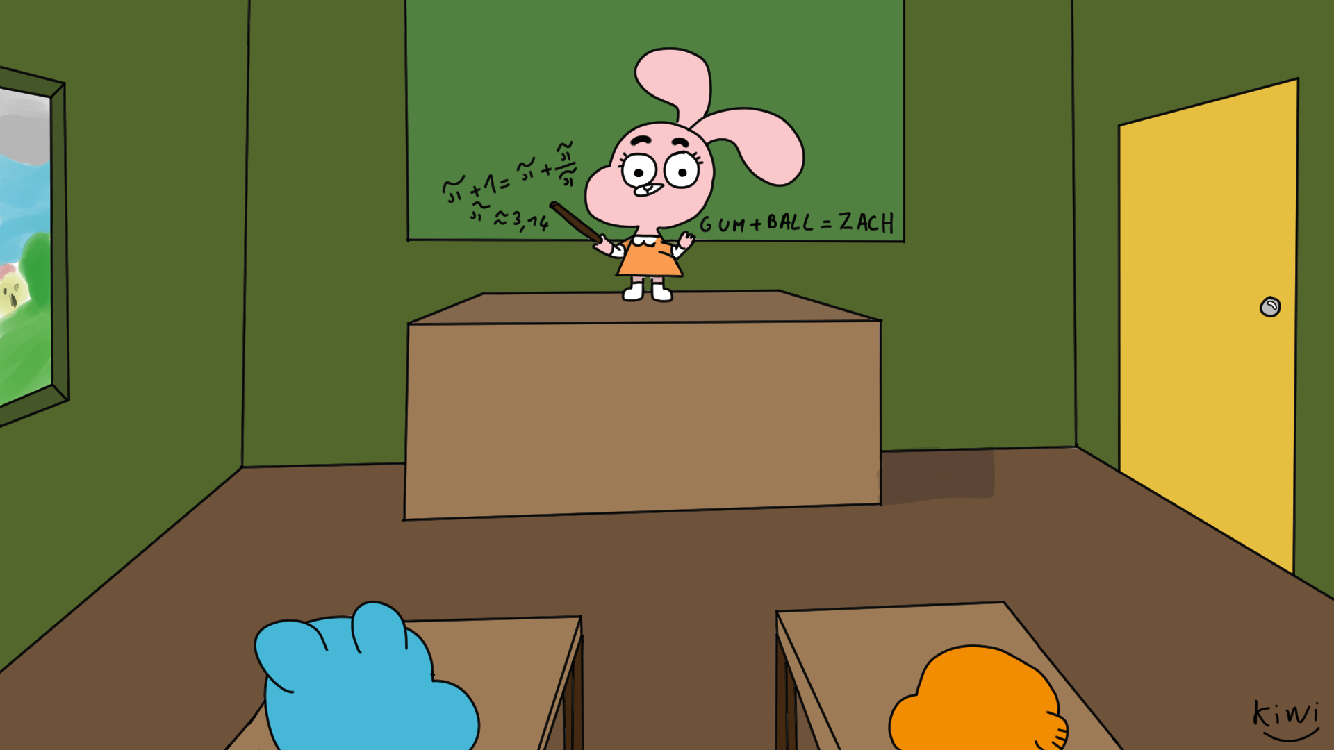 Anais teaching Gumball and Darwin r/gumball