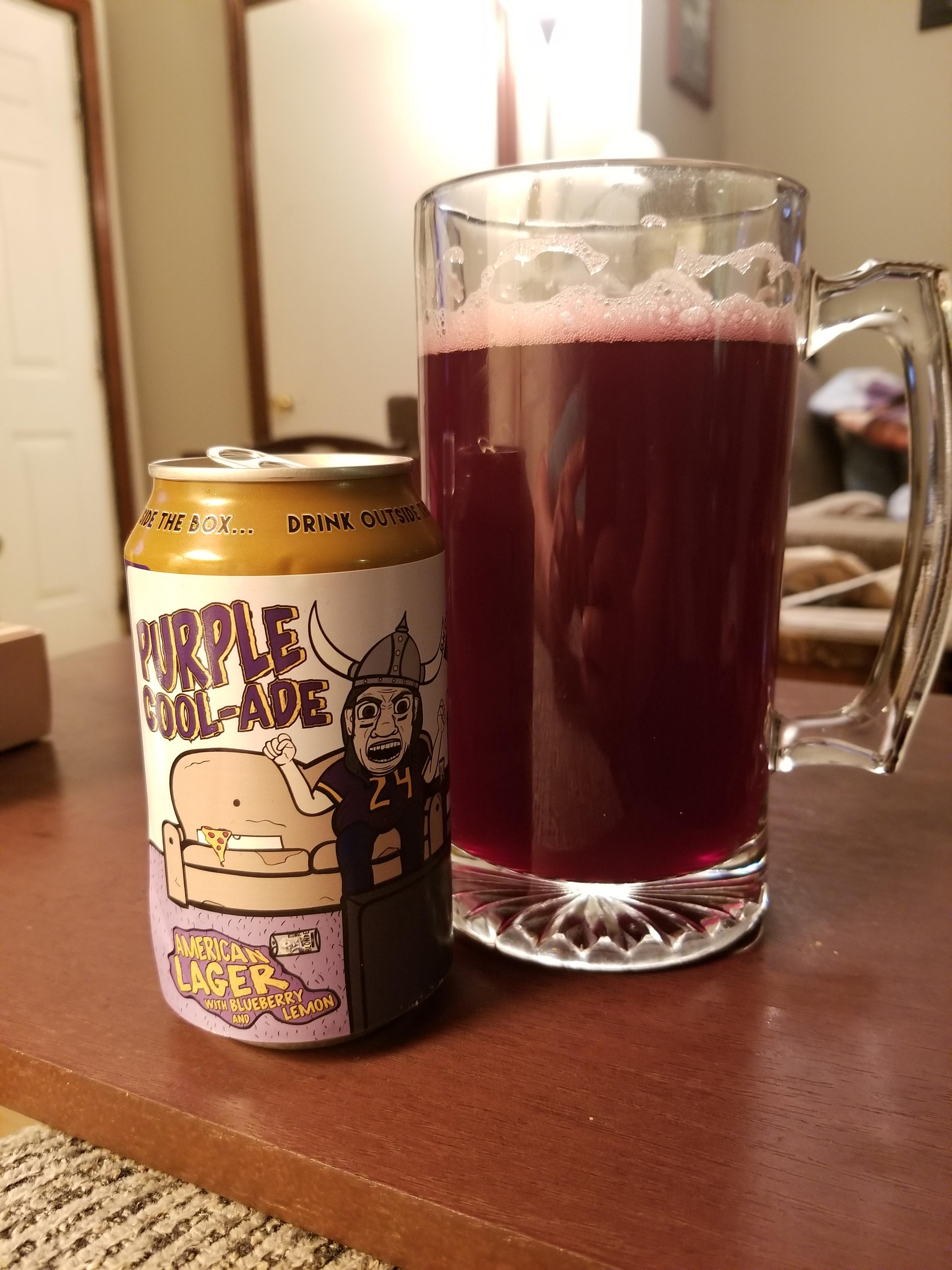 Rhombus guys brewing in grand forks, ND Makes a beer called purple cool