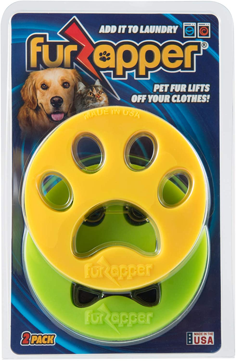 FurZapper Double Pack Pet Hair Remover for Your Laundry 14 OFF!! https