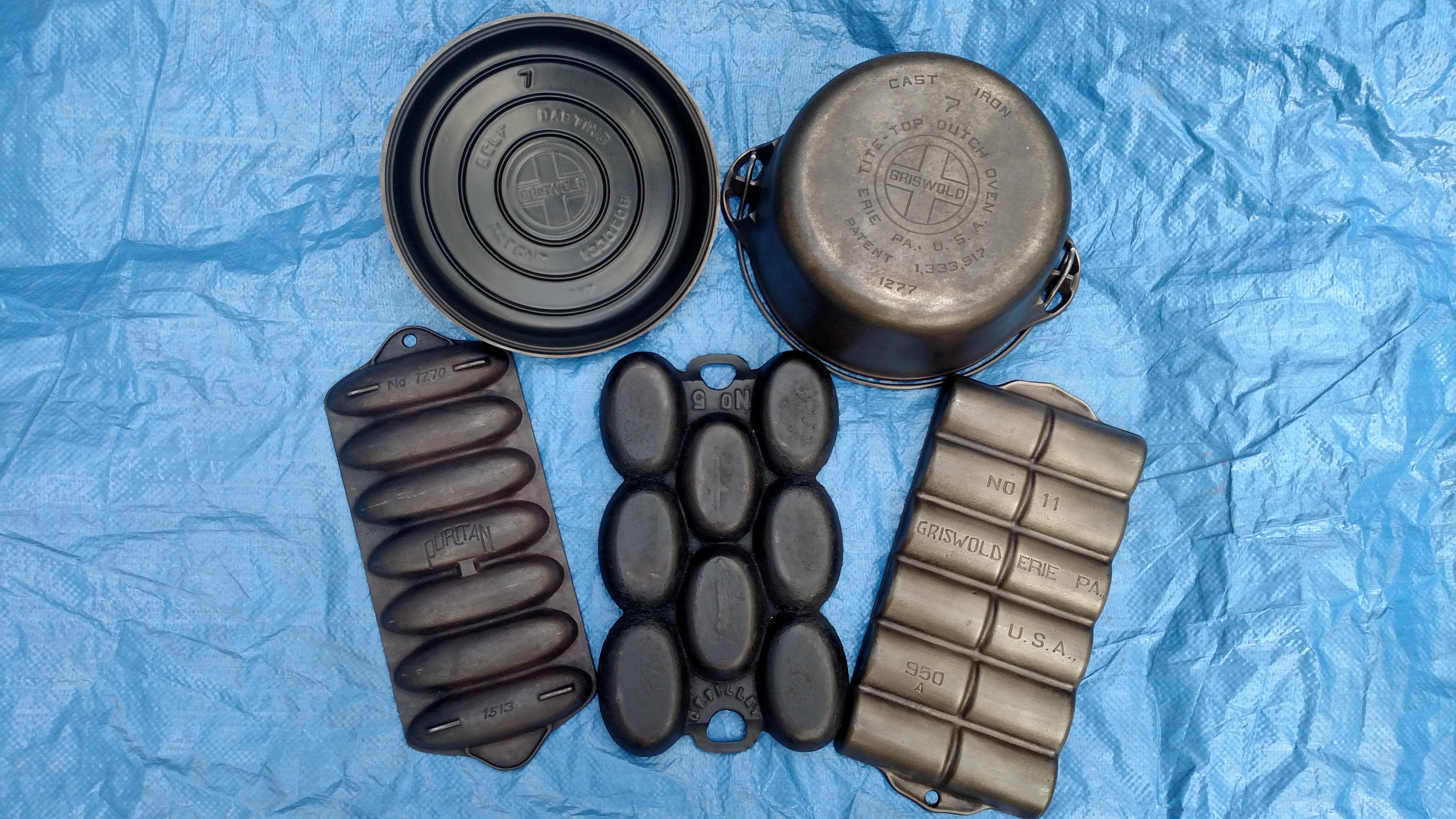 Cast iron finds at the Arthur IL Christmas auction! r/castiron