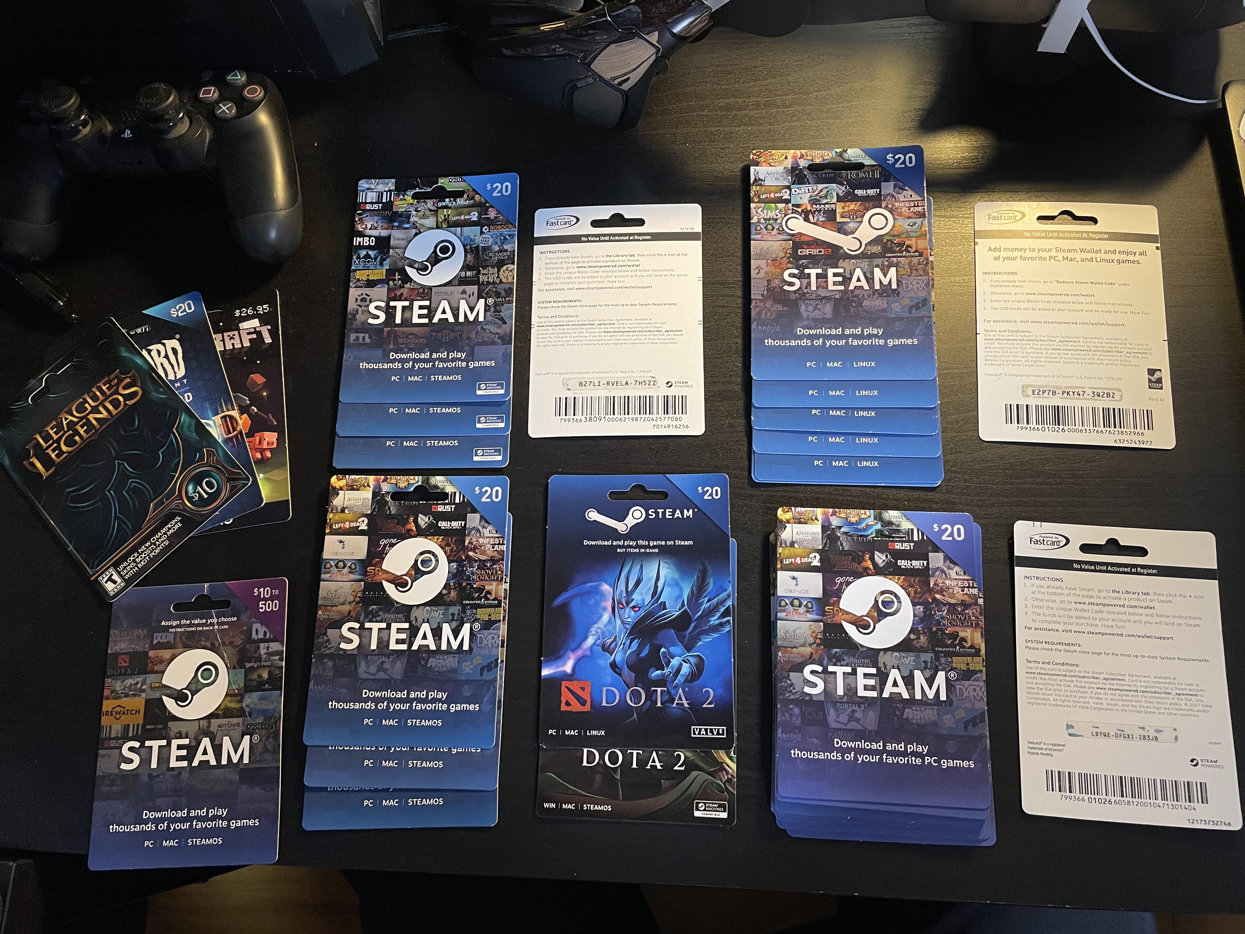 The Steam Gift Cards Over the years r/Steam