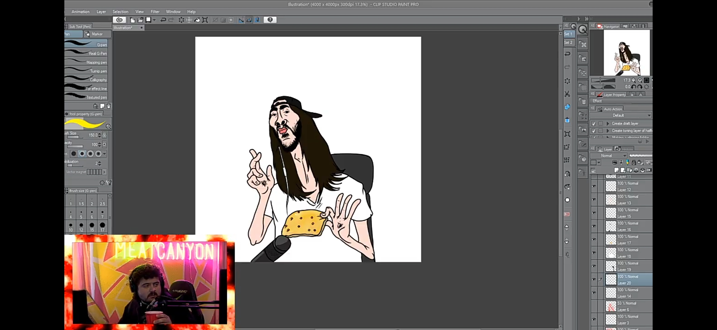 Meat Canyon Drawing Moist r/penguinz0