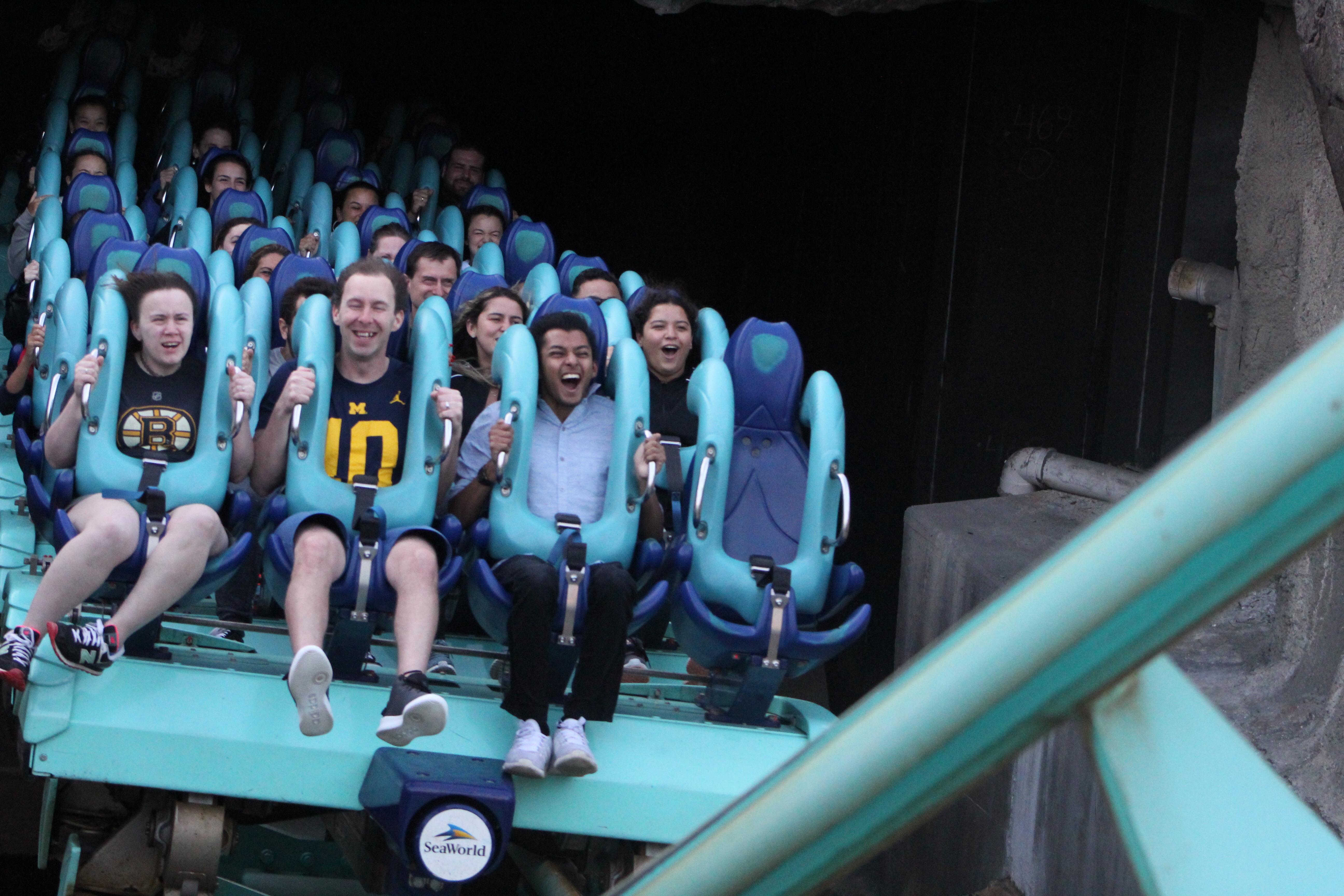 Kraken at SWO exiting the tunnel. For it being my first floorless