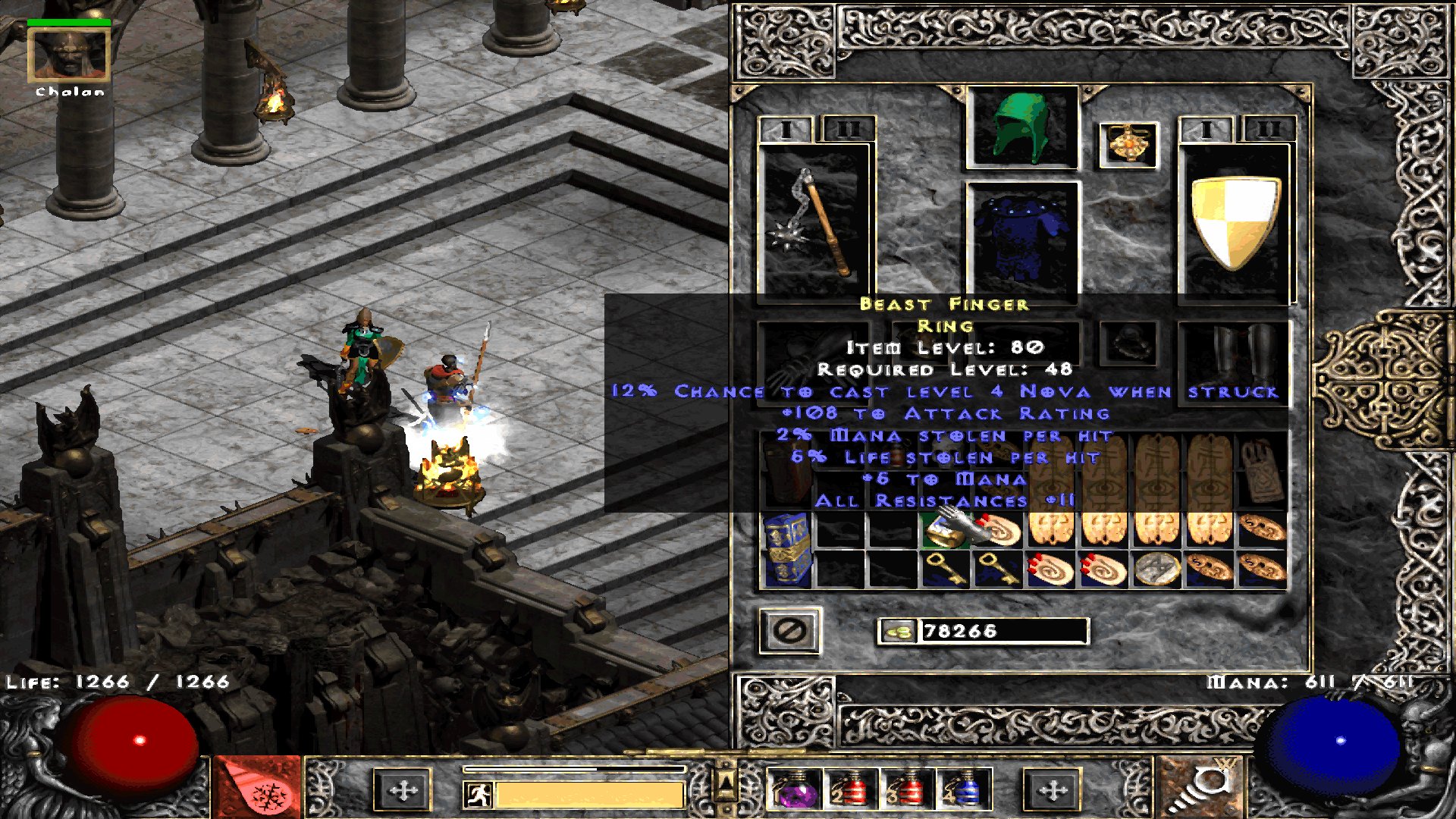 Probably the best ring i've ever found, with a suitable name.. r/Diablo