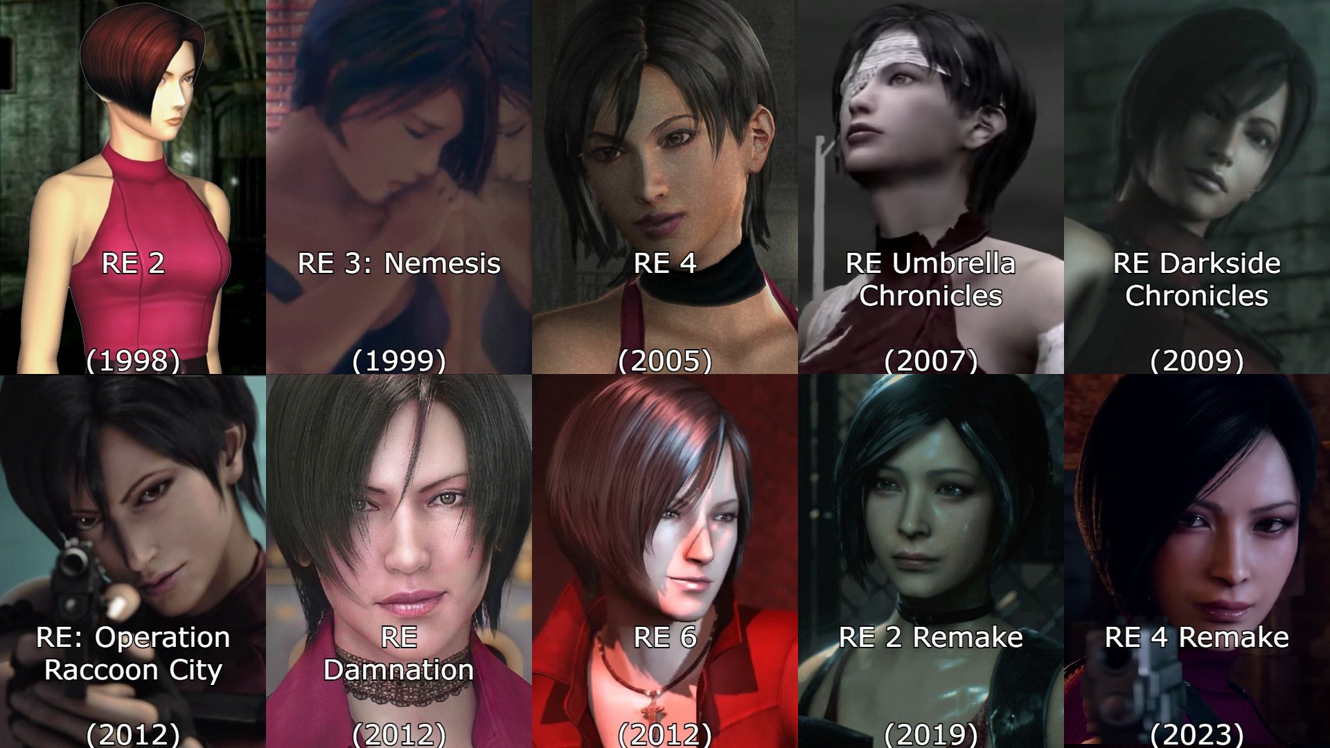 Ada Wong through the years. Which version is your favourite? r
