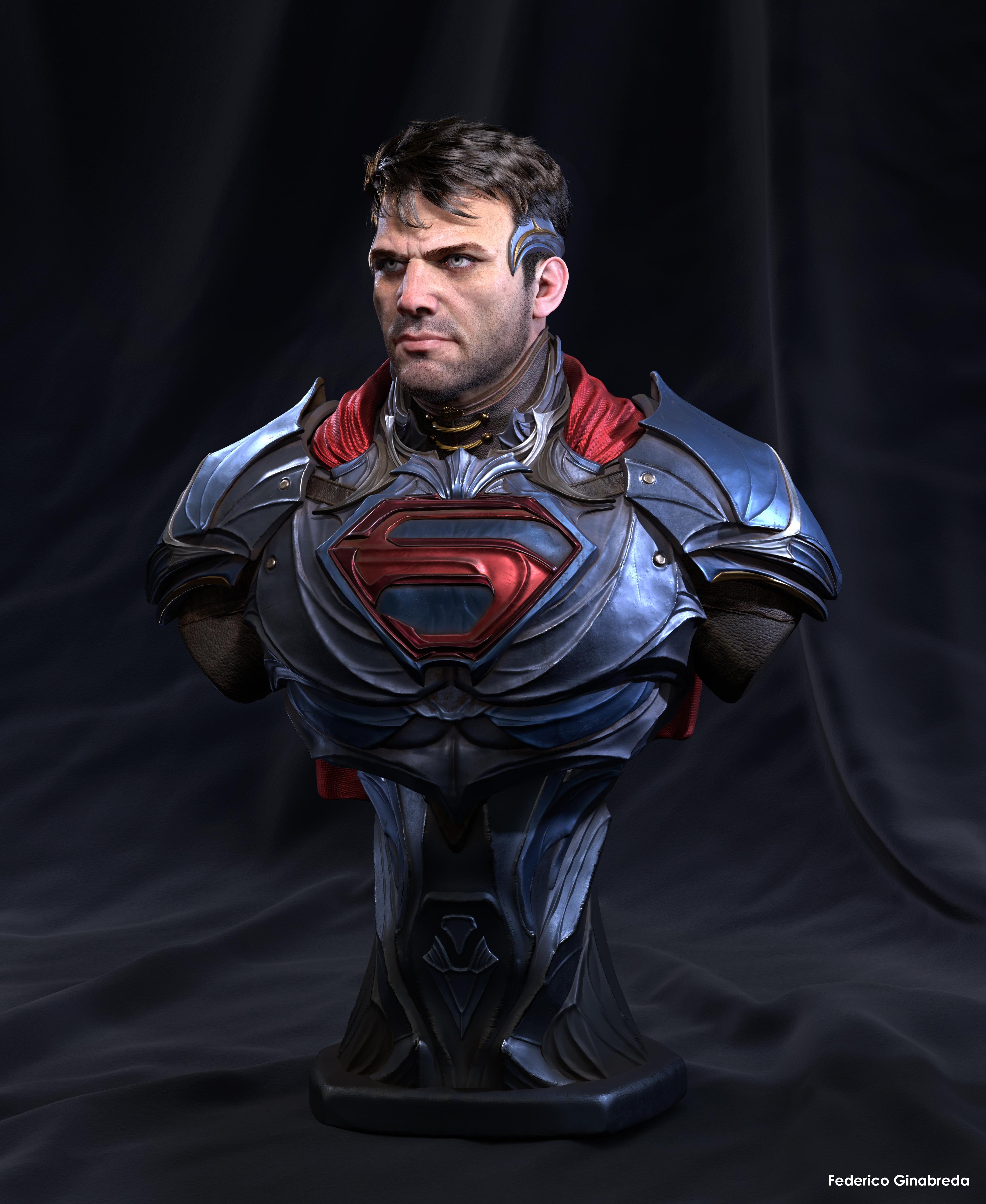 [Fan Art] Dark Fantasy Superman fan art bust