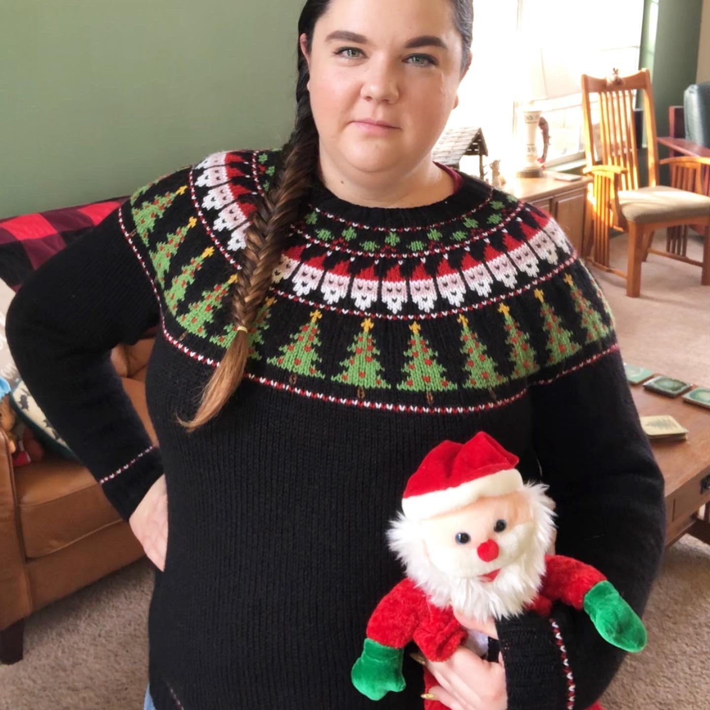 Finished my Christmas Sweater! [FO] r/knitting